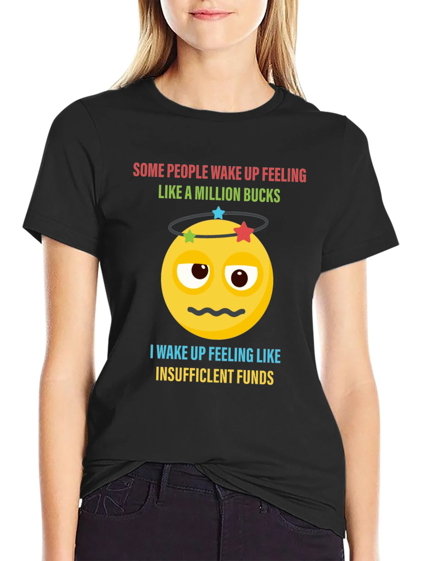 Funny Insufficient Funds Emoji T-Shirt