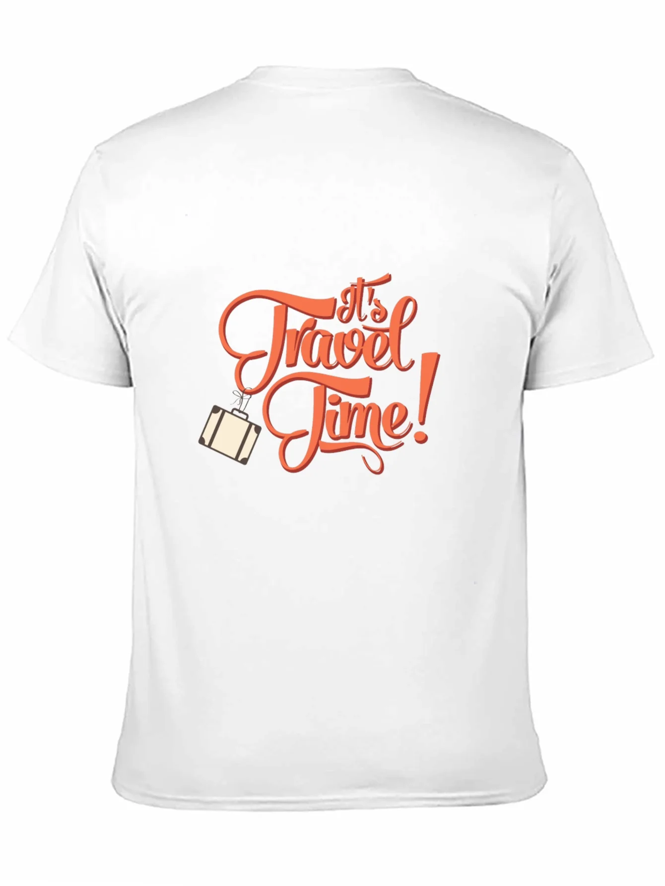 Travel Time Black T-Shirt - Adventure Awaits!
