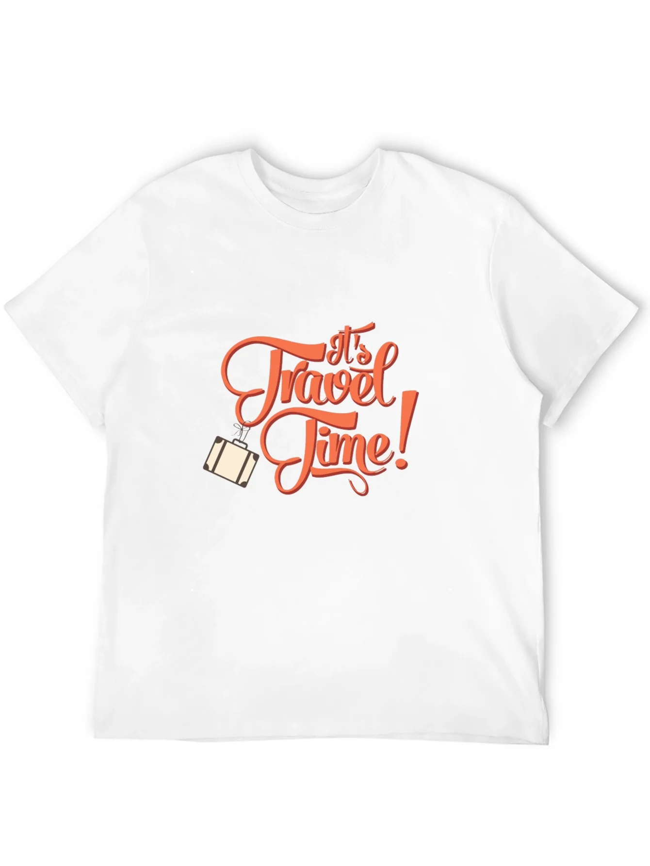 Travel Time Black T-Shirt - Adventure Awaits!
