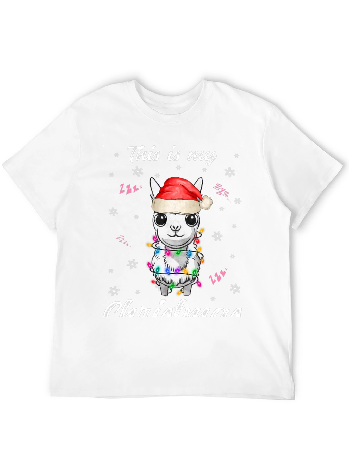 Christmas Llama T-Shirt - Holiday Festive Top