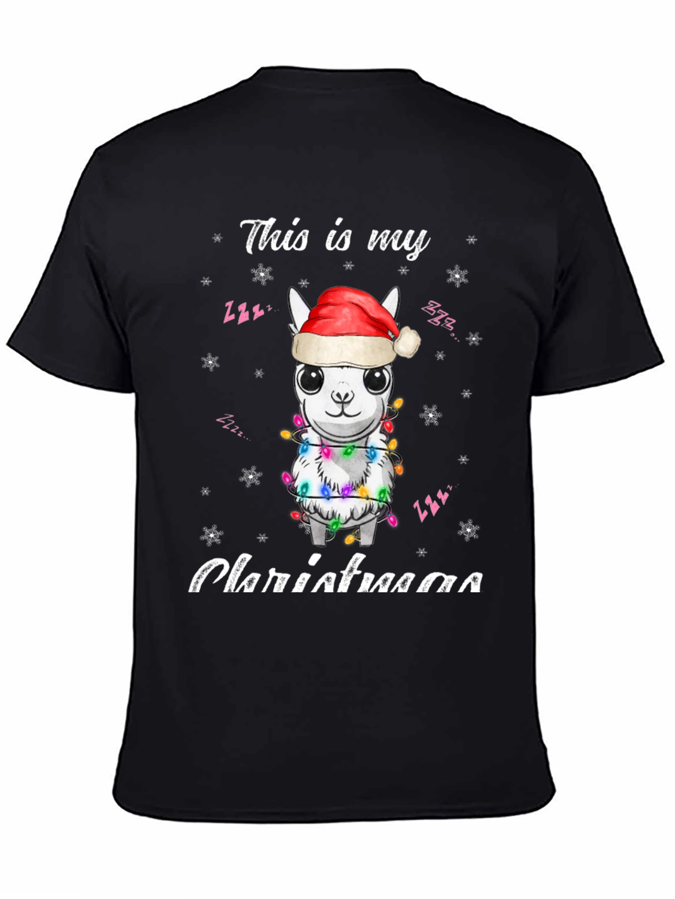Christmas Llama T-Shirt - Holiday Festive Top