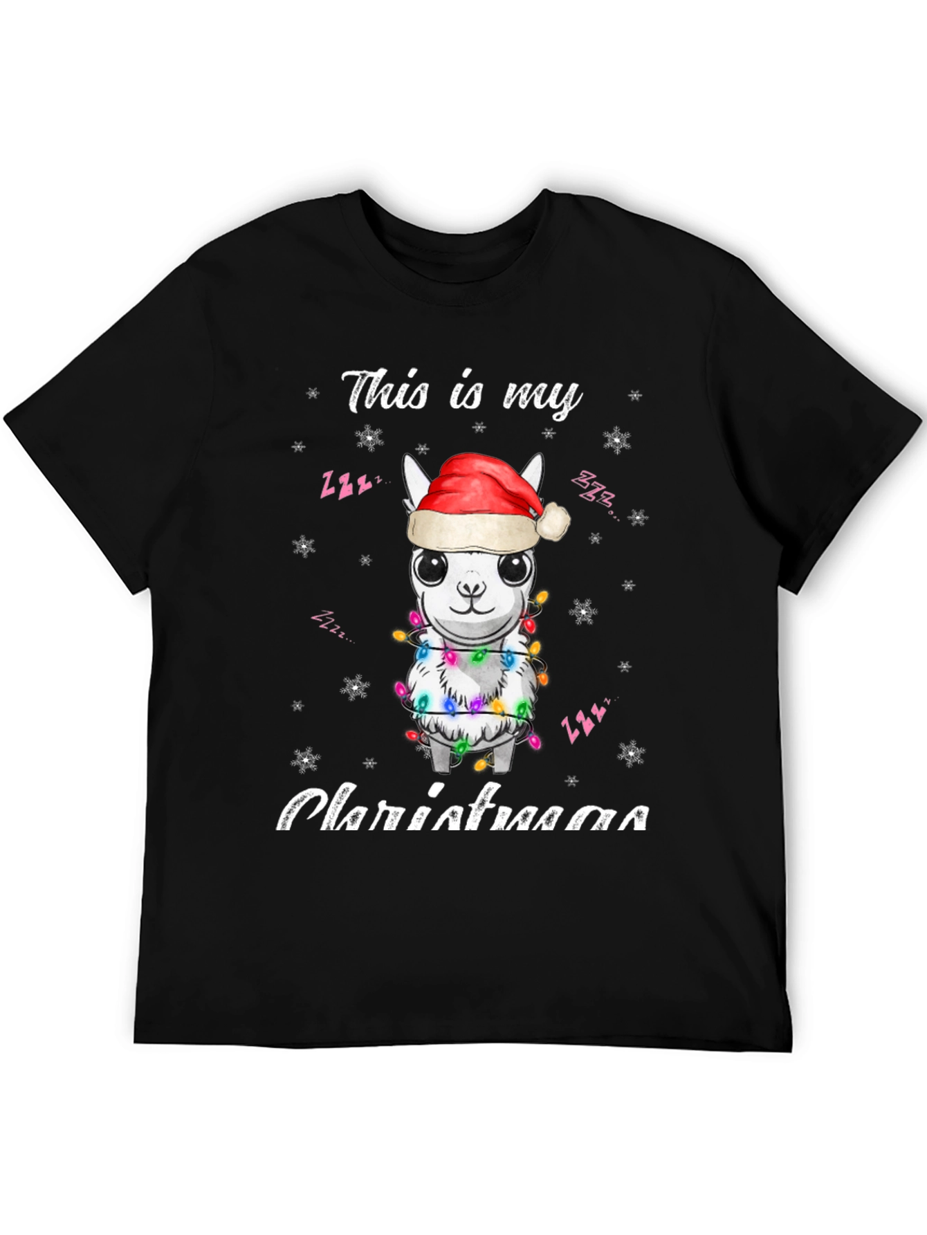 Christmas Llama T-Shirt - Holiday Festive Top