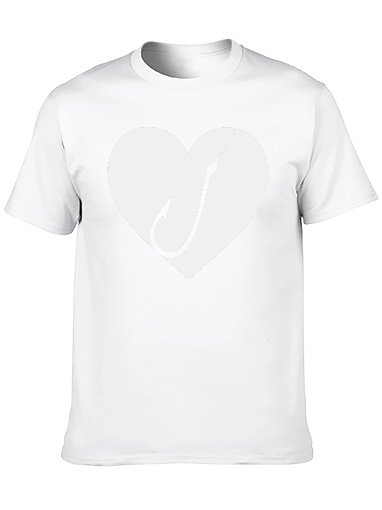 Heart Hook Fishing T-Shirt - Perfect Catch!