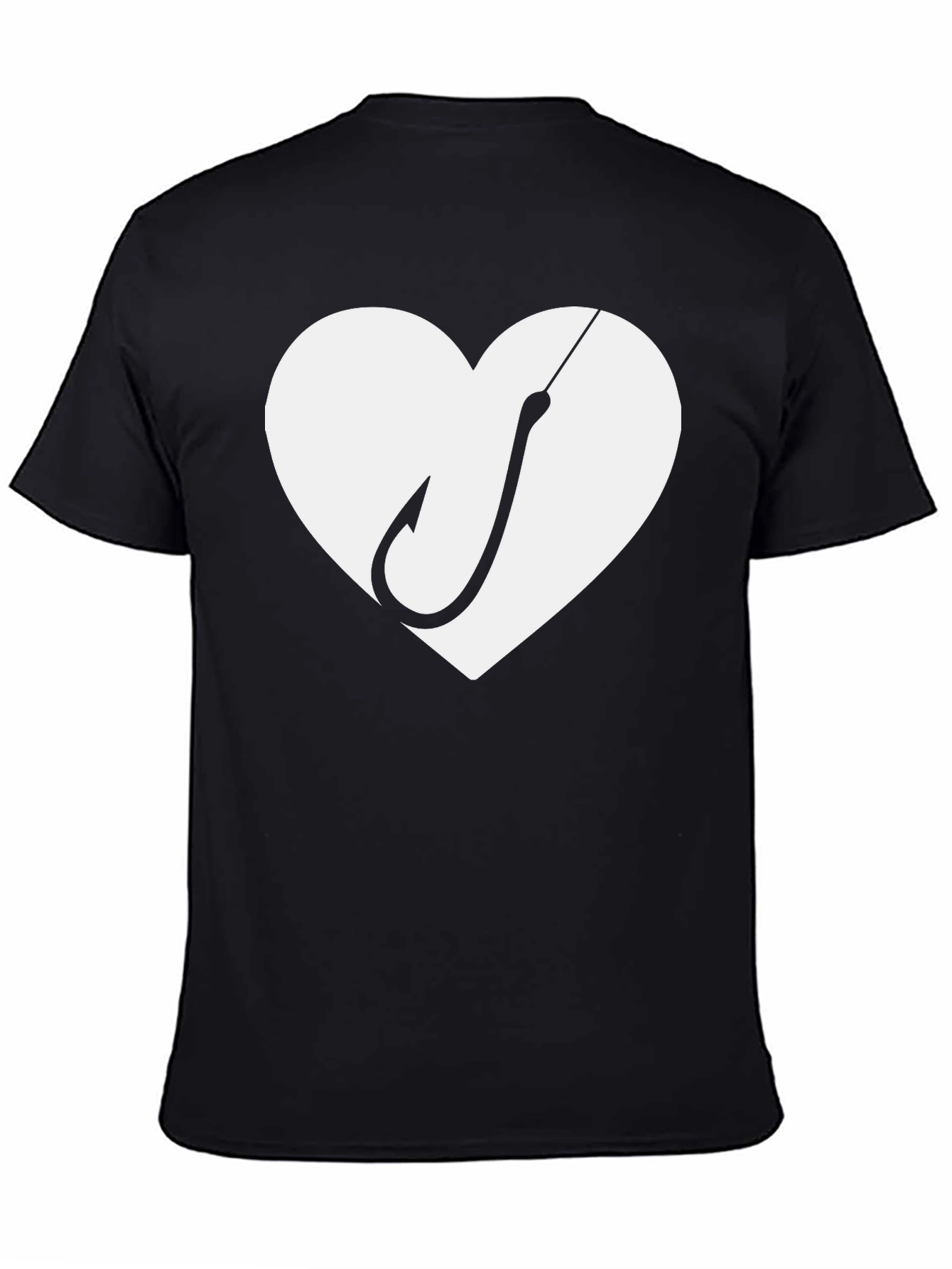 Heart Hook Fishing T-Shirt - Perfect Catch!