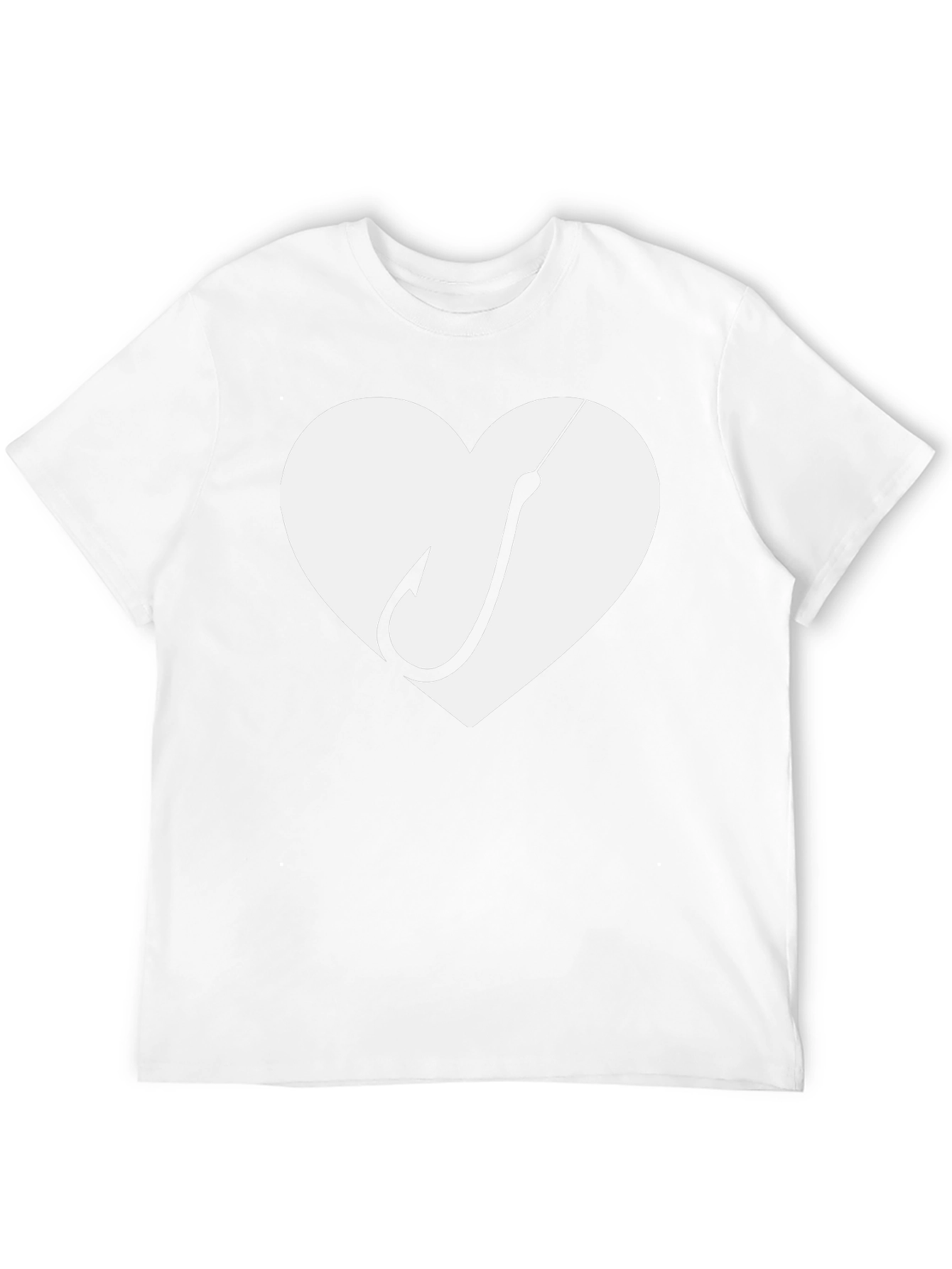 Heart Hook Fishing T-Shirt - Perfect Catch!