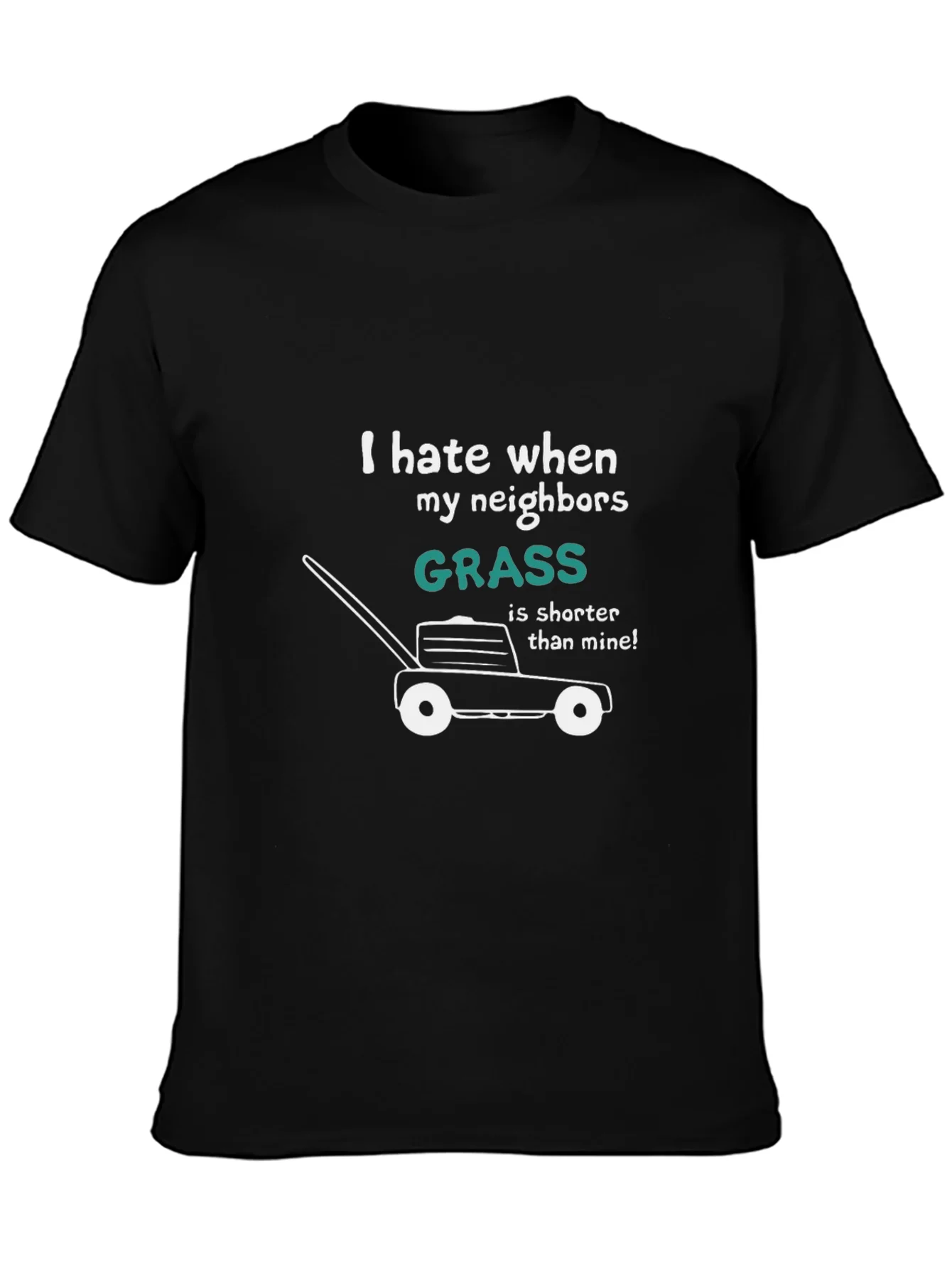 Funny Lawn Care T-Shirt - Grass Envy