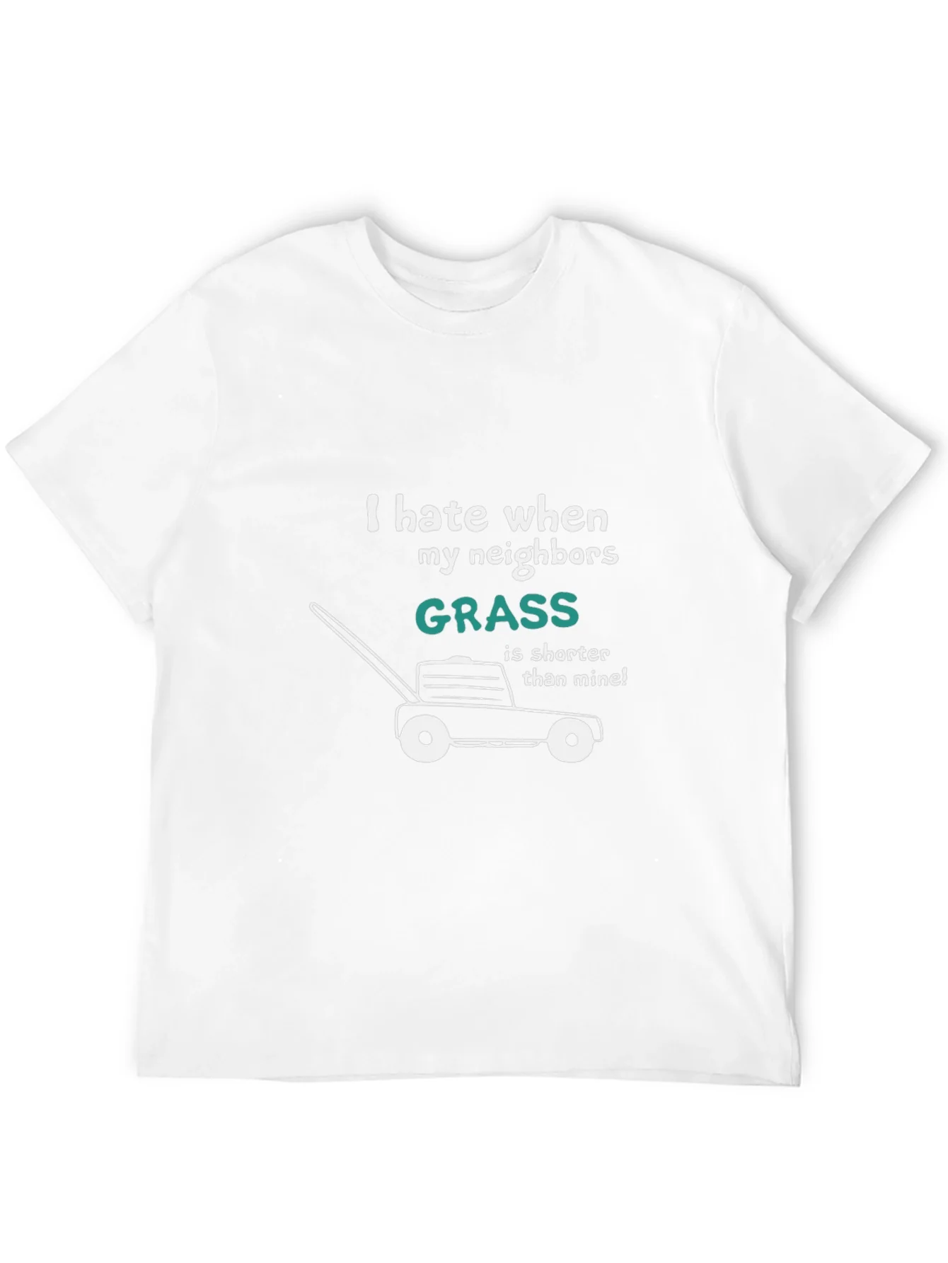 Funny Lawn Care T-Shirt - Grass Envy
