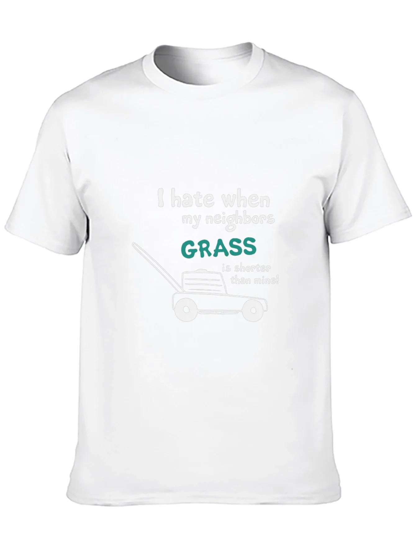 Funny Lawn Care T-Shirt - Grass Envy