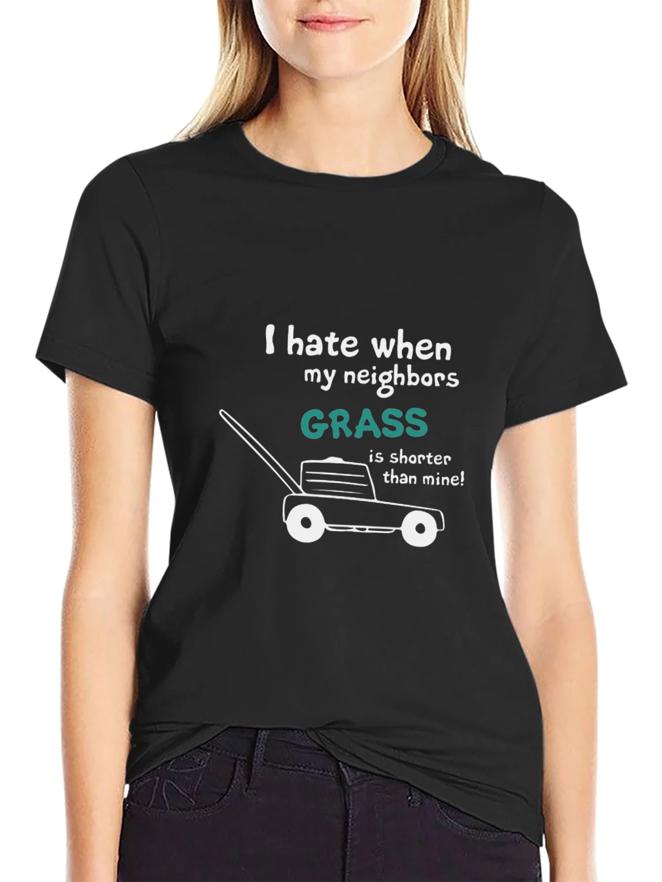 Funny Lawn Care T-Shirt - Grass Envy