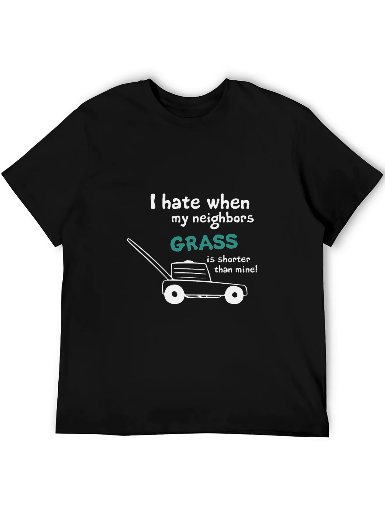 Funny Lawn Care T-Shirt - Grass Envy