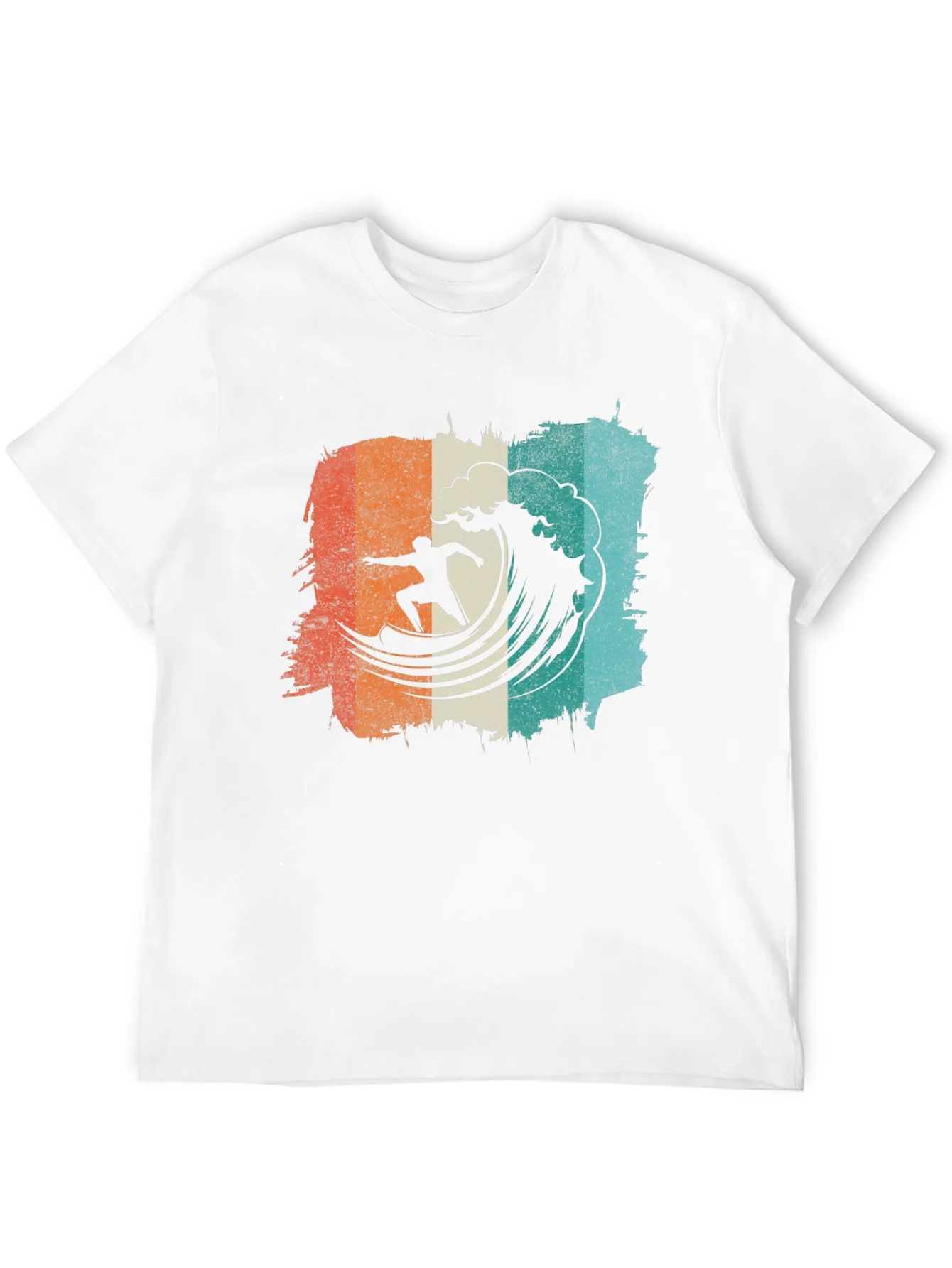 Retro Surfer Wave Graphic Tee