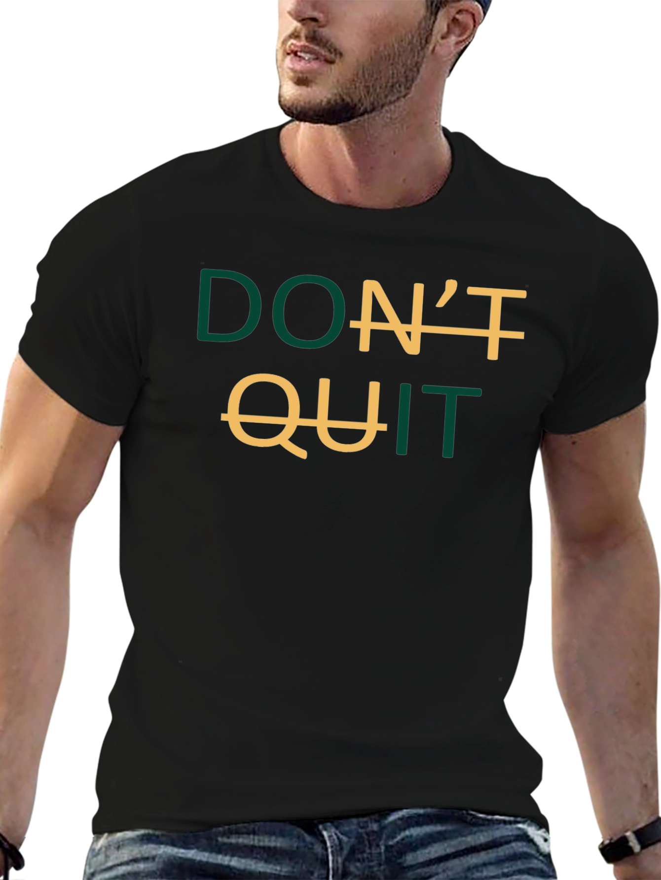 Inspirational Dont Quit Graphic T-Shirt