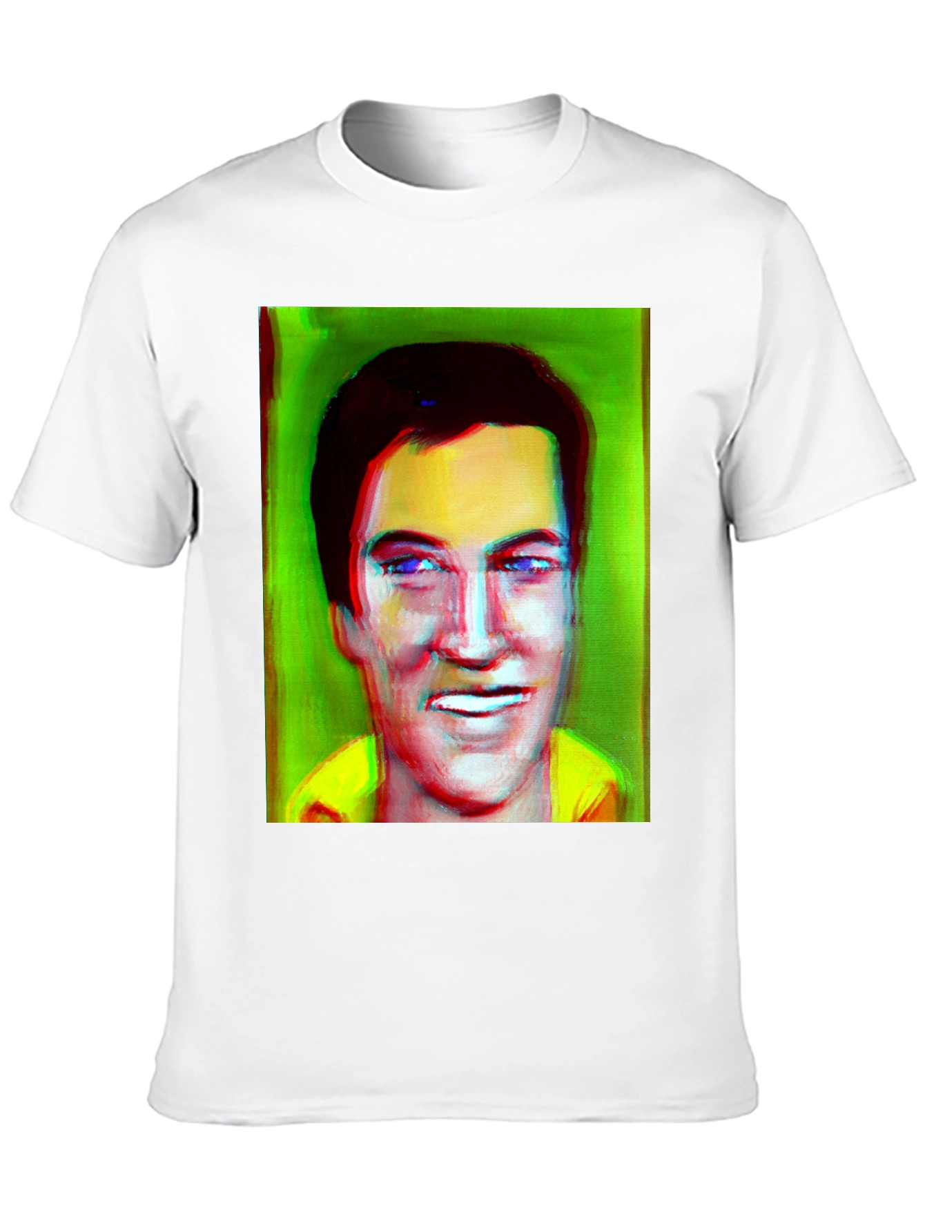 Elvis Inspired T-Shirt - Unique Portrait Design