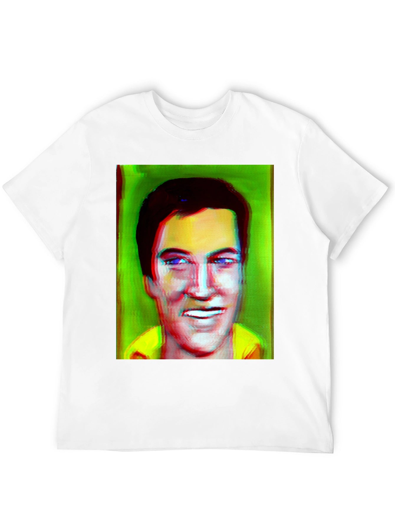 Elvis Inspired T-Shirt - Unique Portrait Design