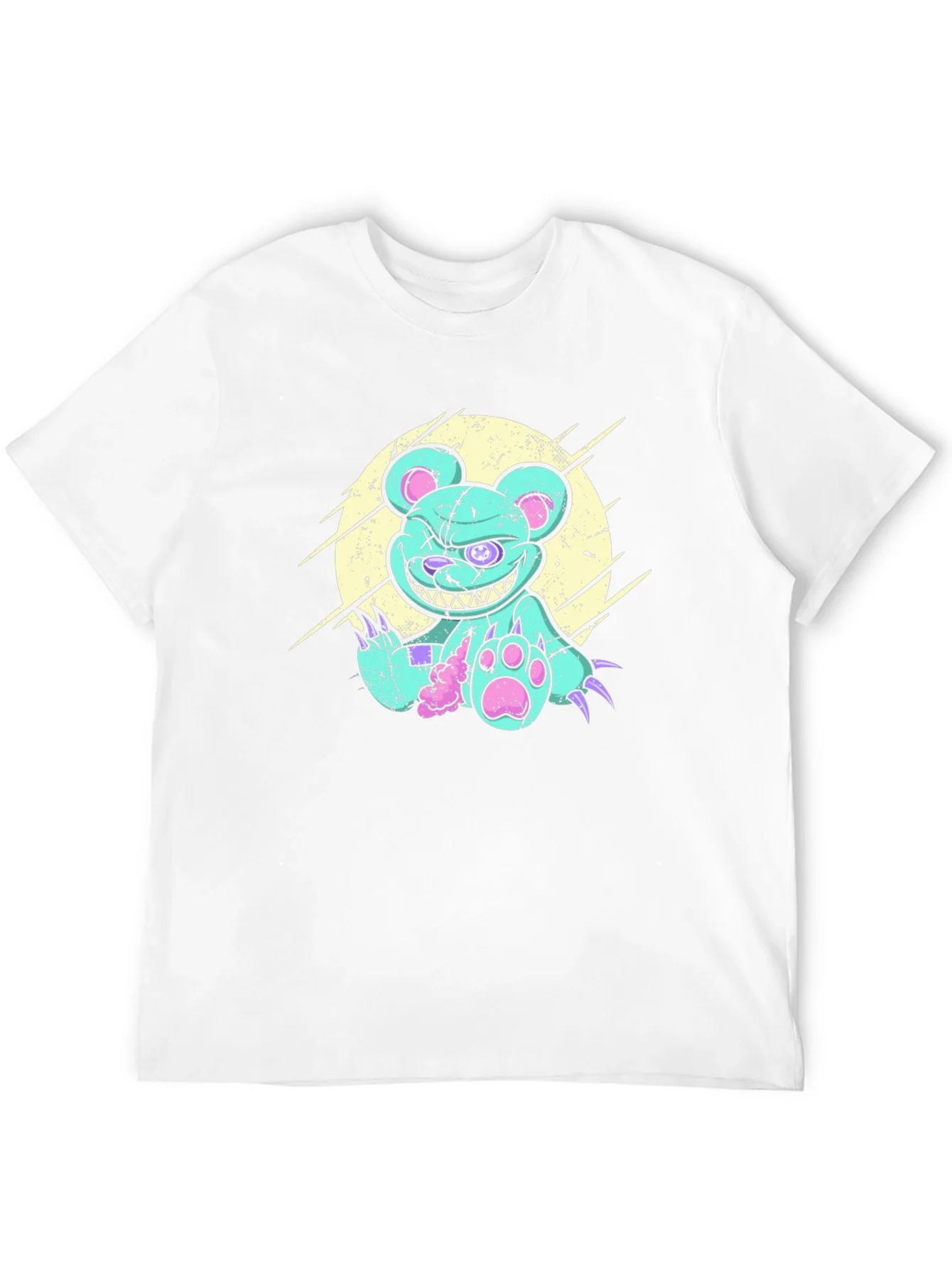 Scary Bear Graphic T-Shirt