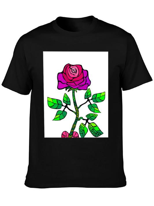 Rose Peace T-Shirt - Unique Graphic Tee