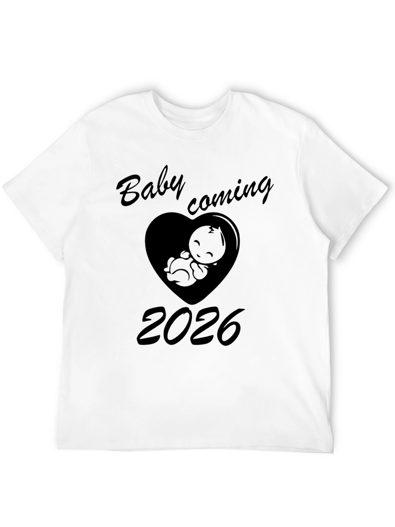 Baby Coming 2026 T-Shirt - New Parent Announcement Tee