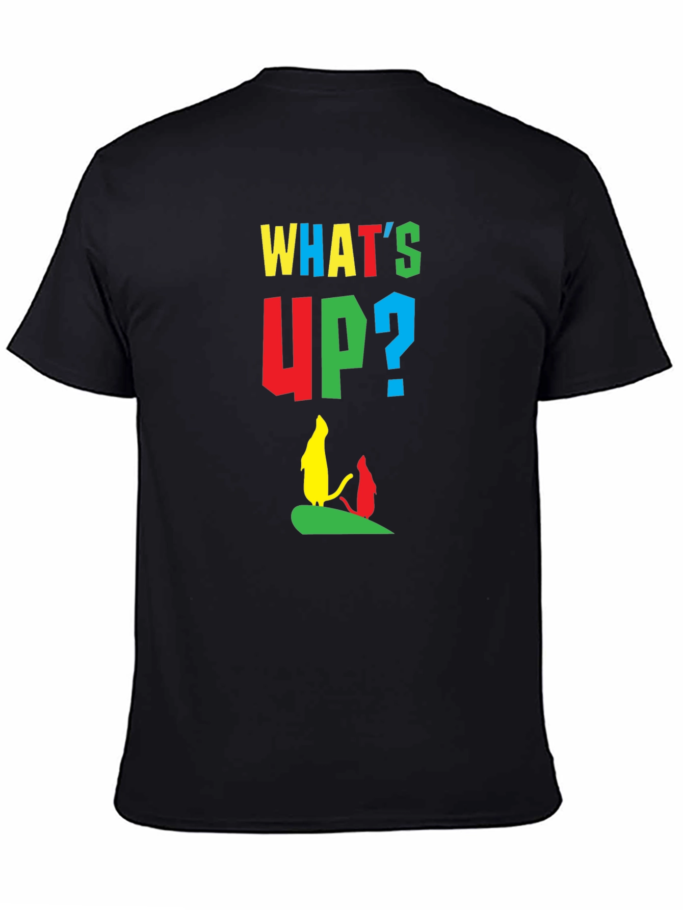 Whimsical Cartoon Graphic Tee - Whats Up?