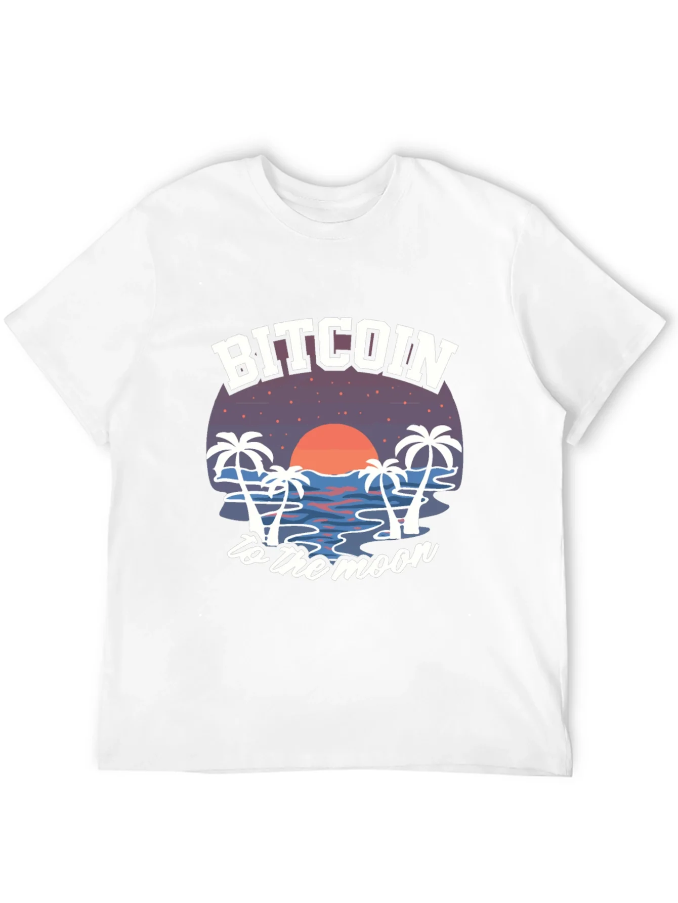 Bitcoin to the Moon Graphic Tee