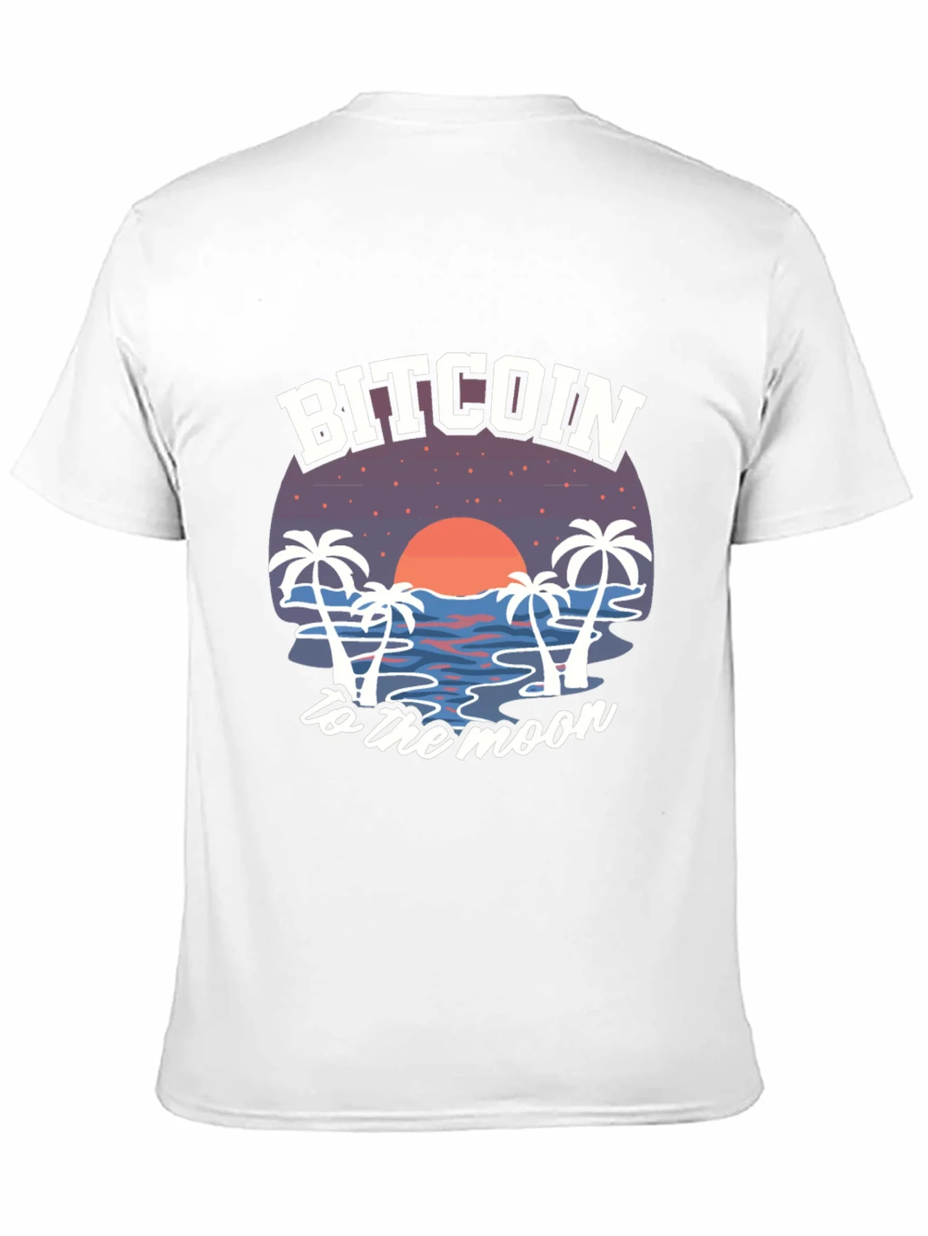 Bitcoin to the Moon Graphic Tee