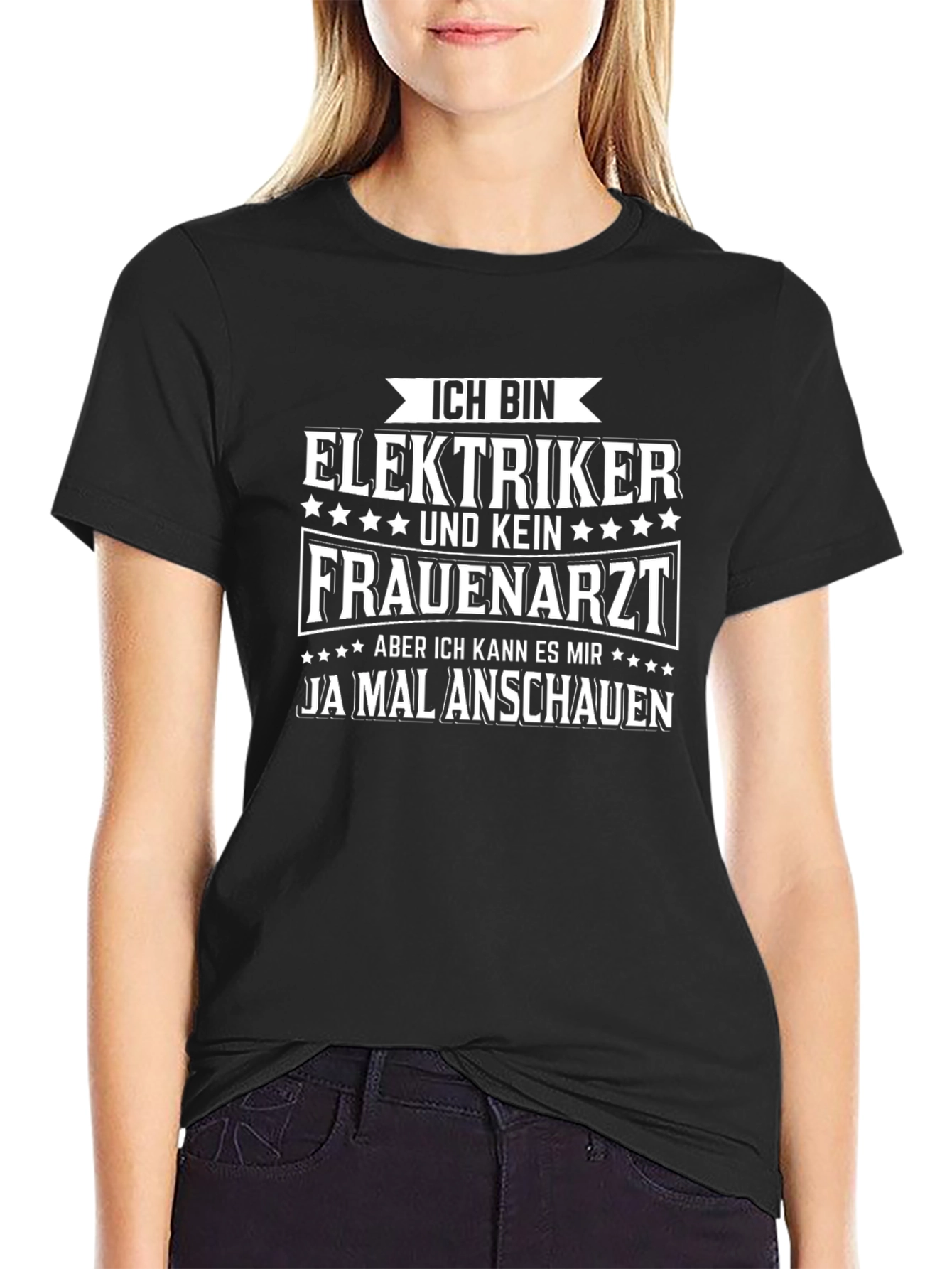 Electrician Humor T-Shirt - Ich Bin Elektriker