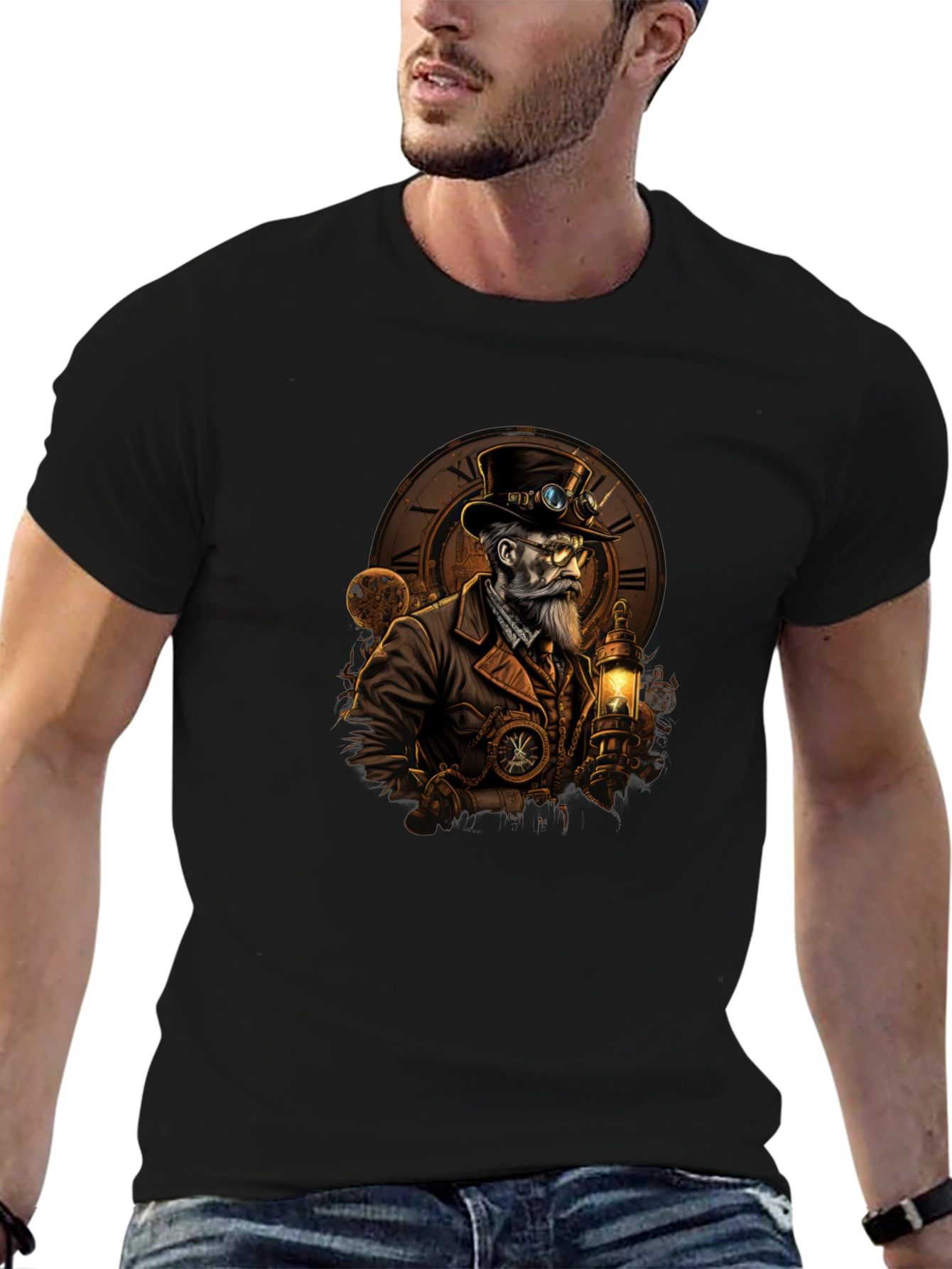 Steampunk Gentleman Graphic Tee