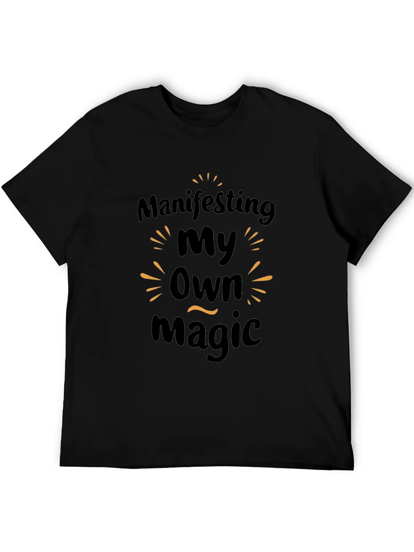 Manifesting My Own Magic Graphic Tee - Black