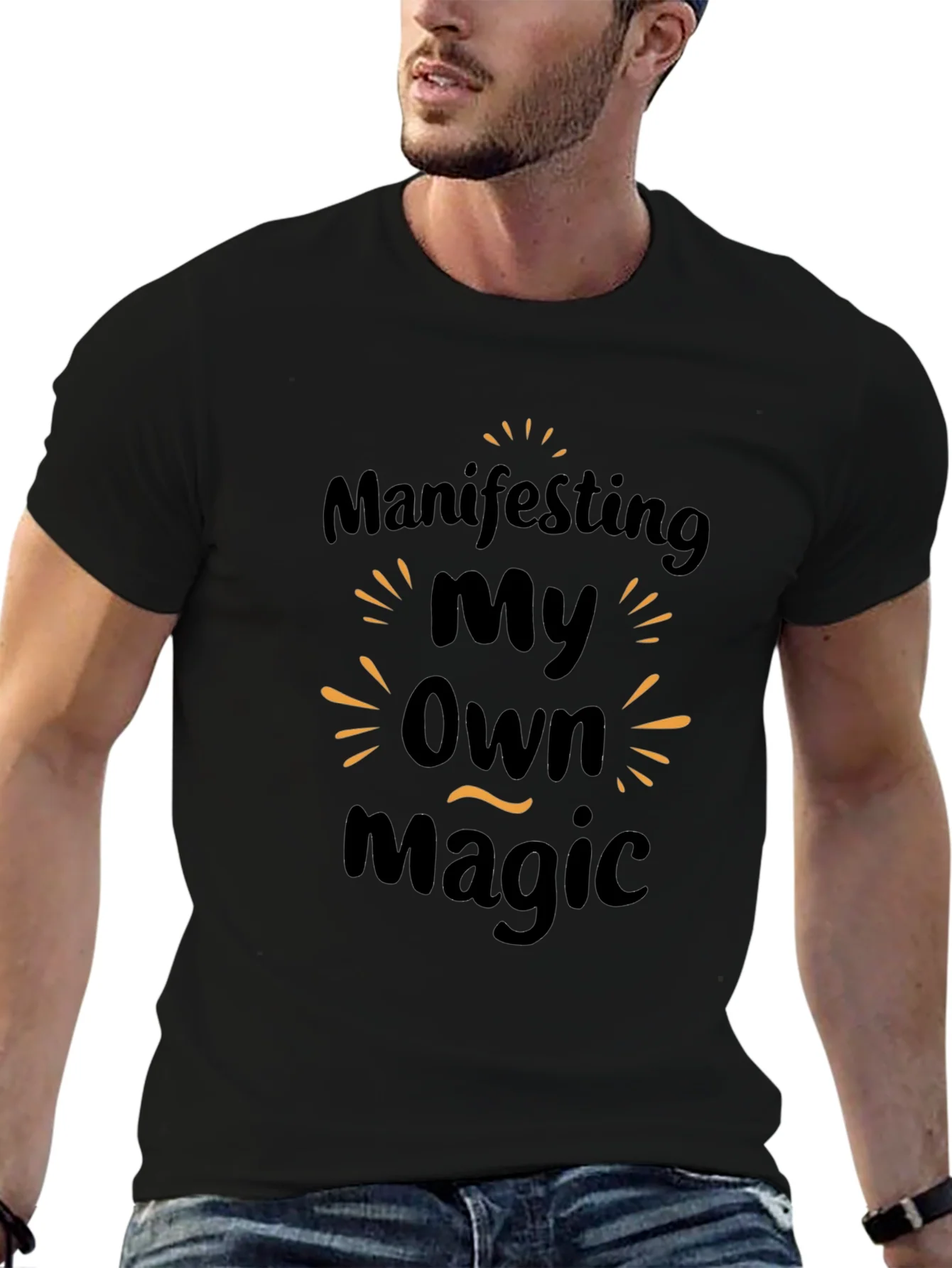 Manifesting My Own Magic Graphic Tee - Black