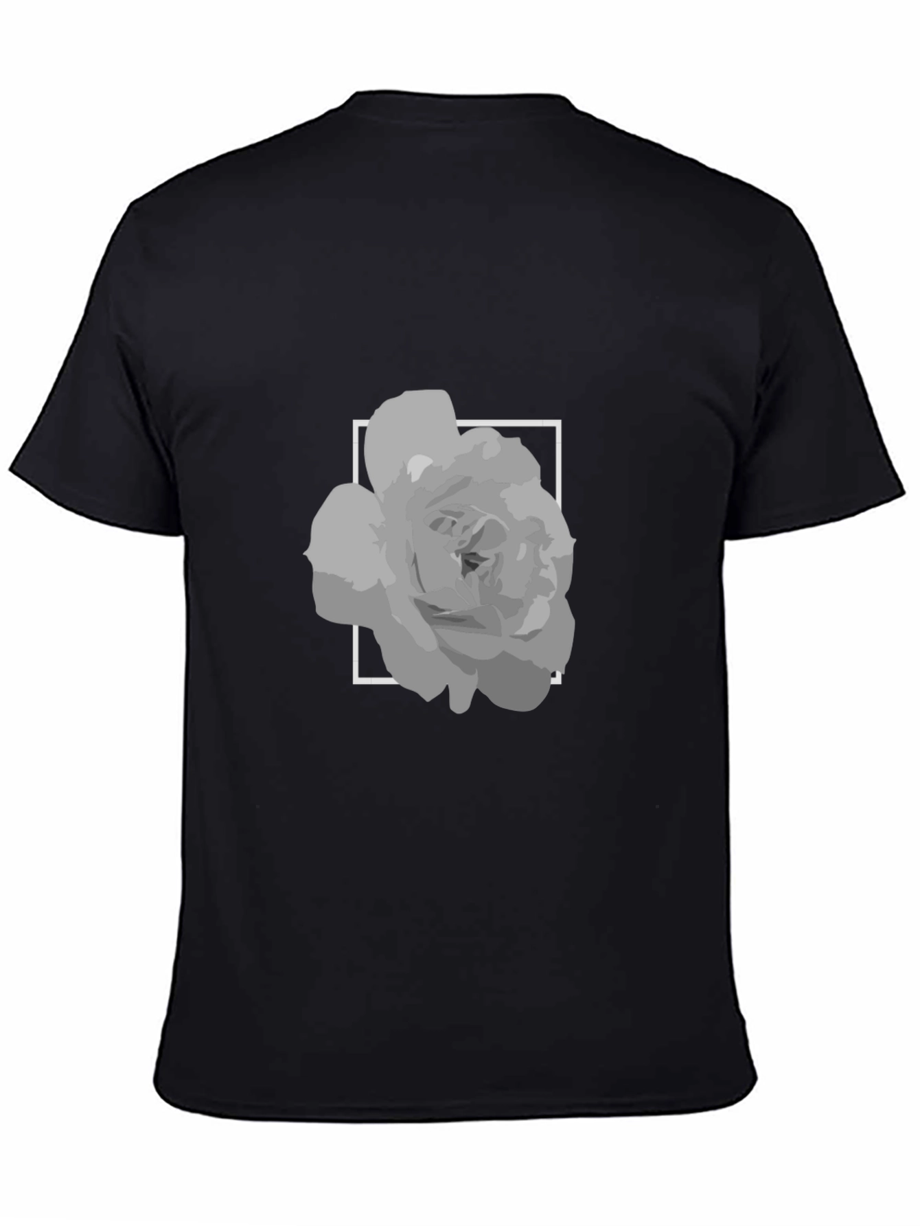 Rose in Square Graphic Tee