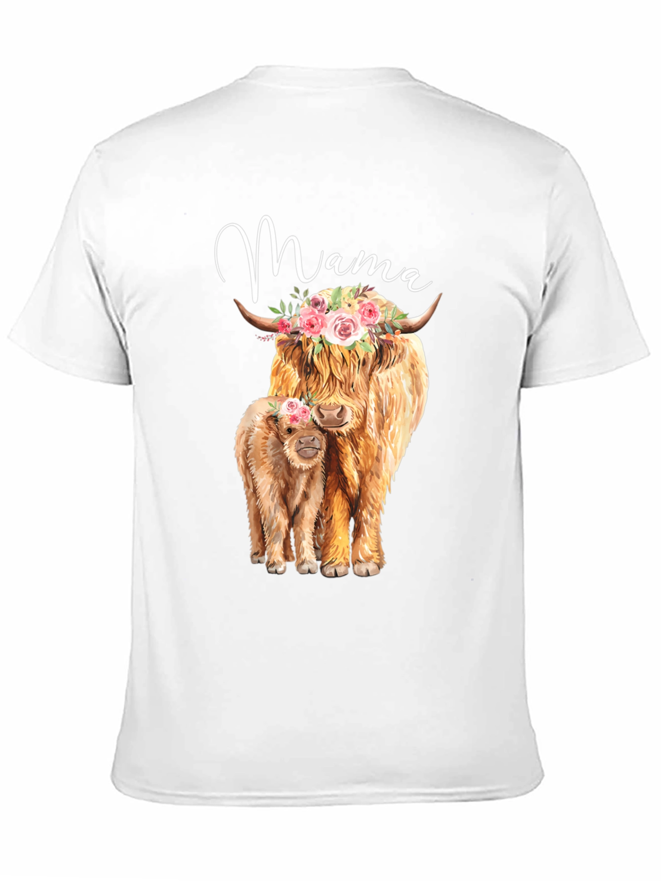 Mama Cow Floral Tee