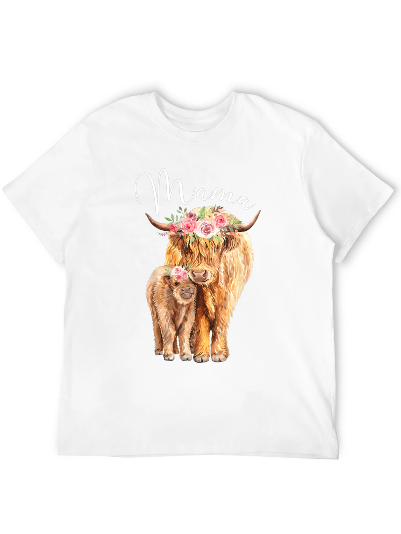 Mama Cow Floral Tee
