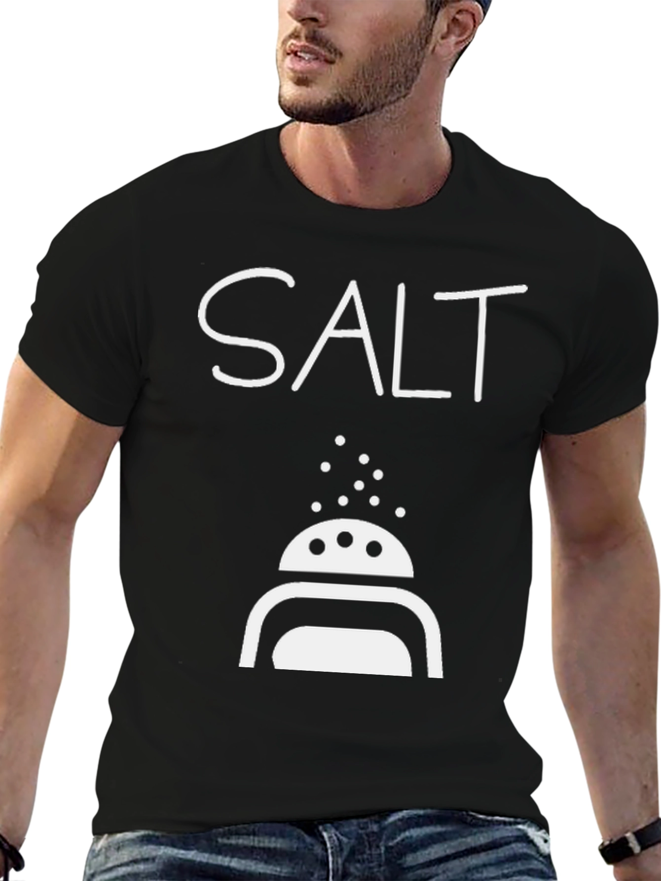 Salty Tee: Funny Graphic Novelty T-Shirt