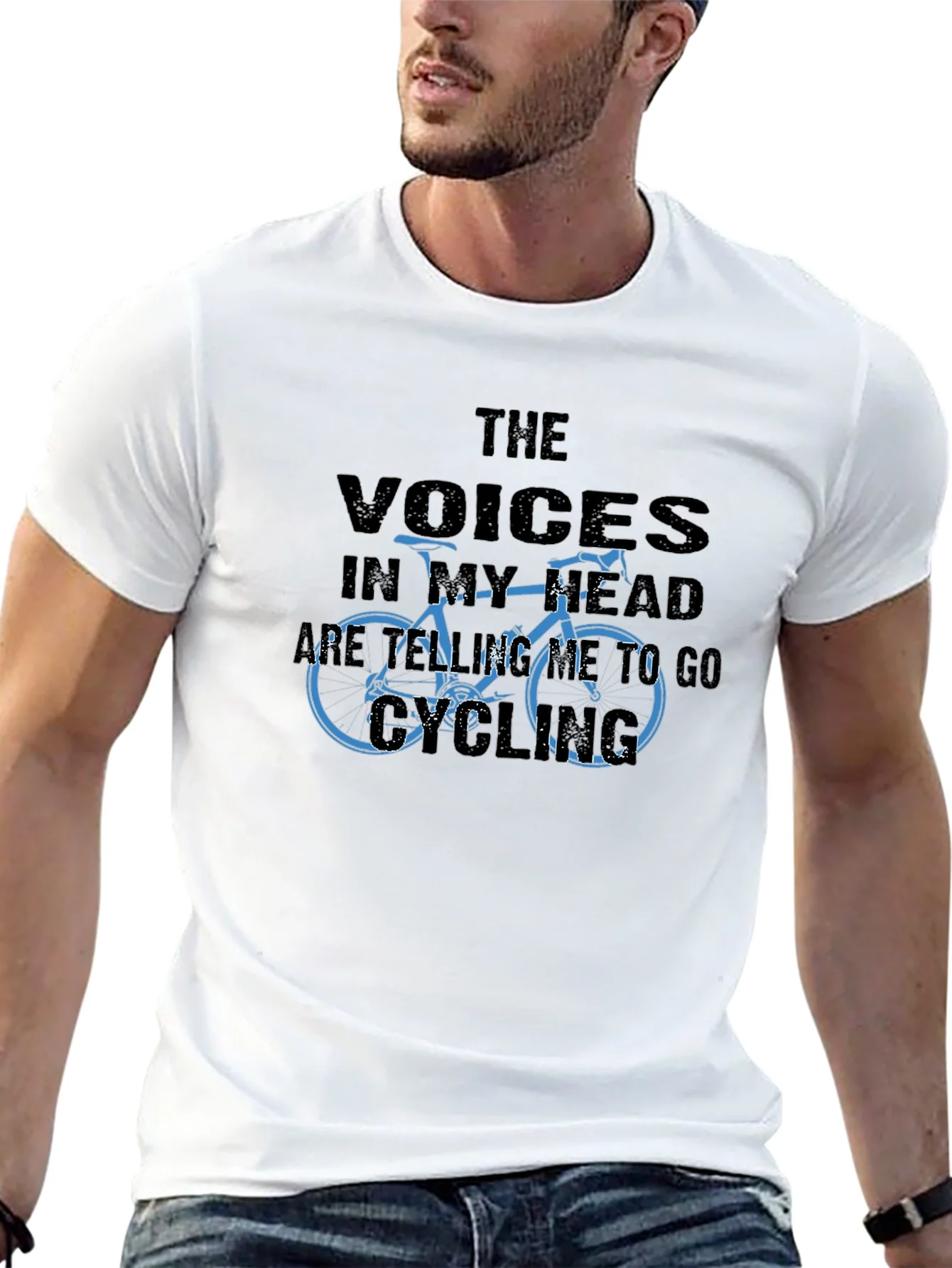 Cycling Enthusiast T-Shirt: The Voices In My Head