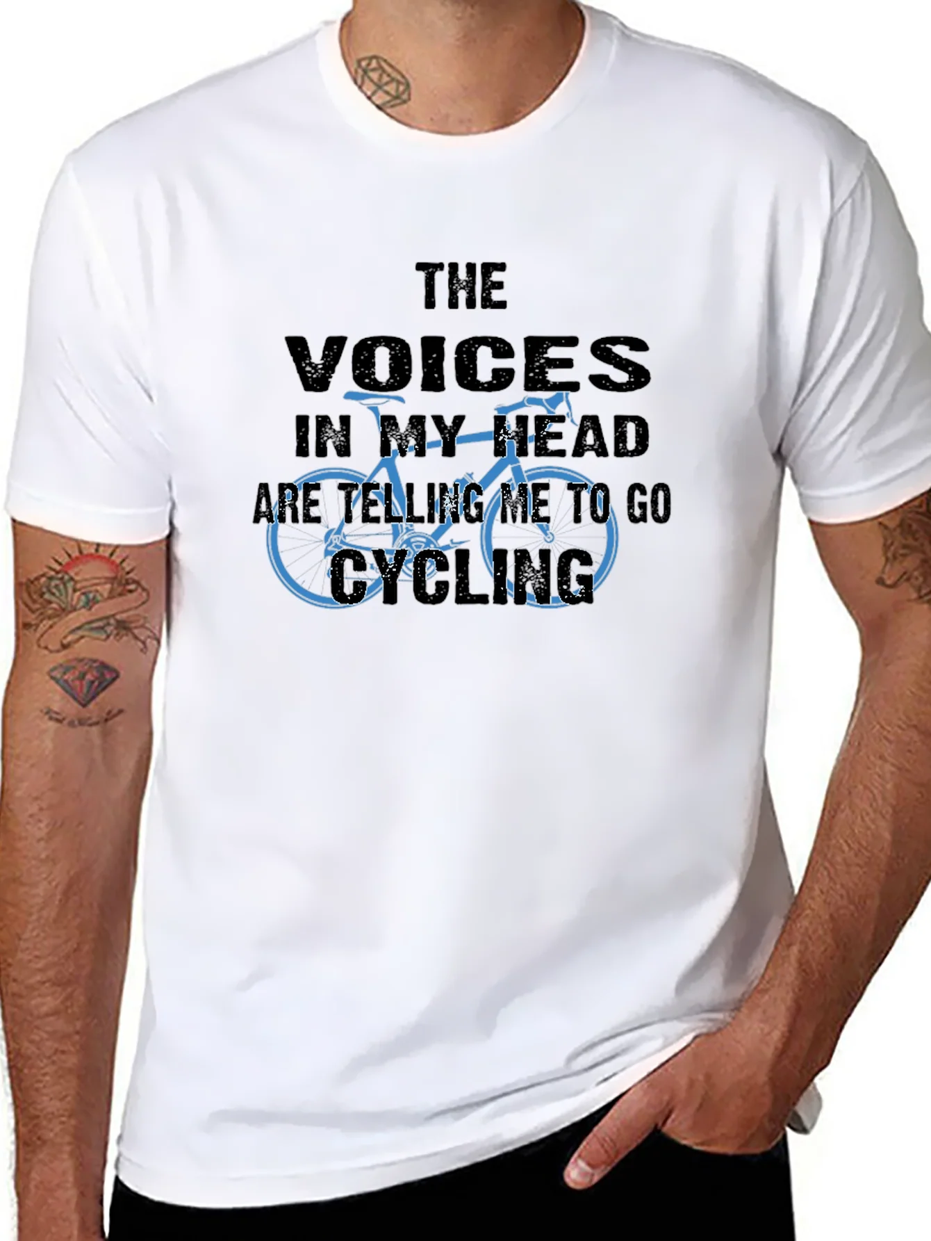 Cycling Enthusiast T-Shirt: The Voices In My Head