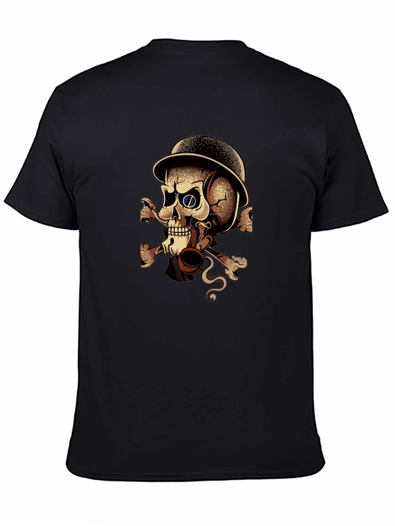 Skull & Crossbones Tee - Edgy Graphic Print T-Shirt
