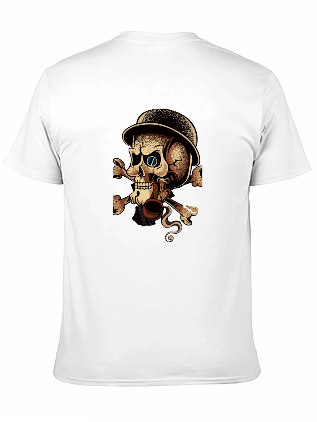 Skull & Crossbones Tee - Edgy Graphic Print T-Shirt