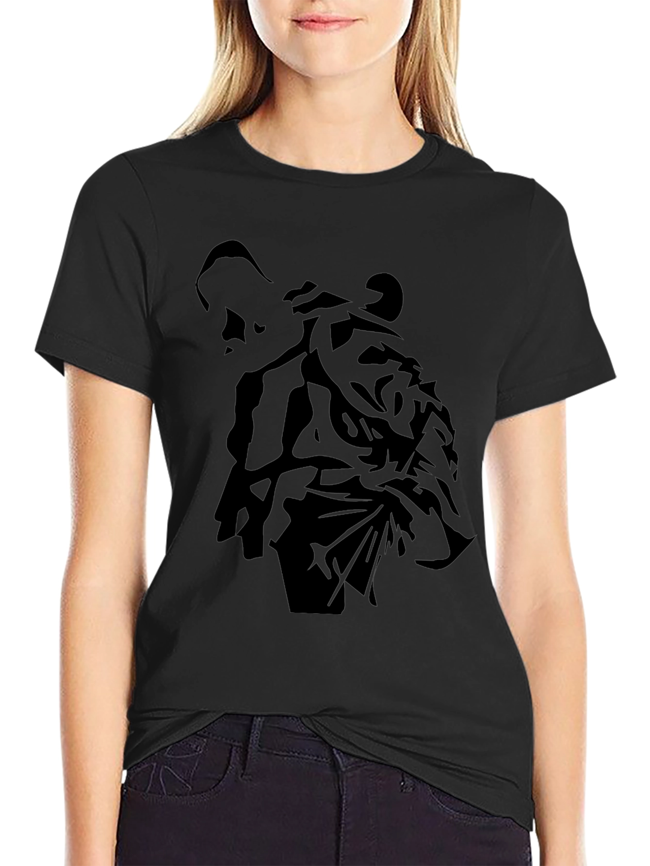 Graphic Print Black T-Shirt - Stylish Casual Wear