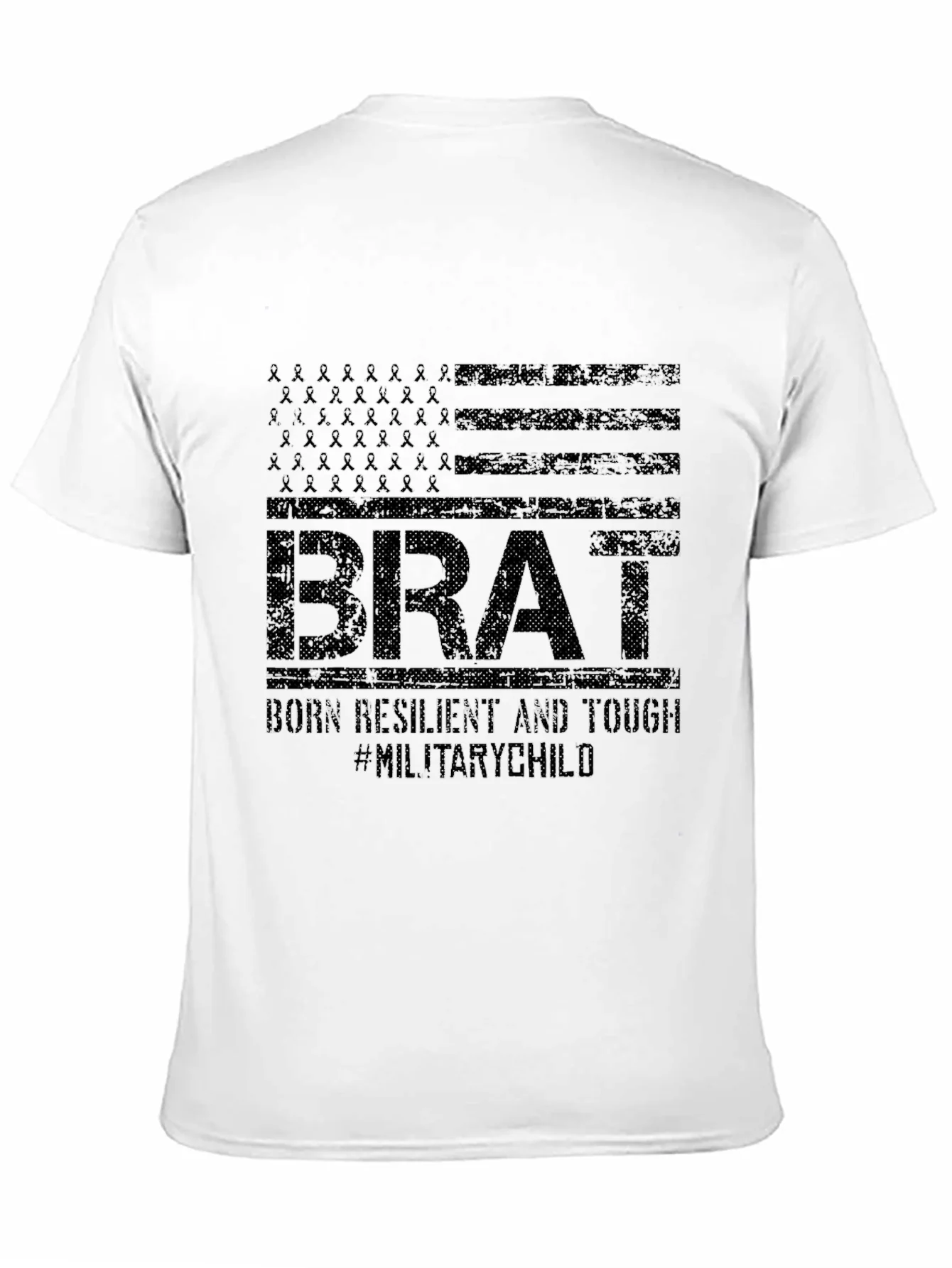 Military Brat T-Shirt - Born Resilient & Tough