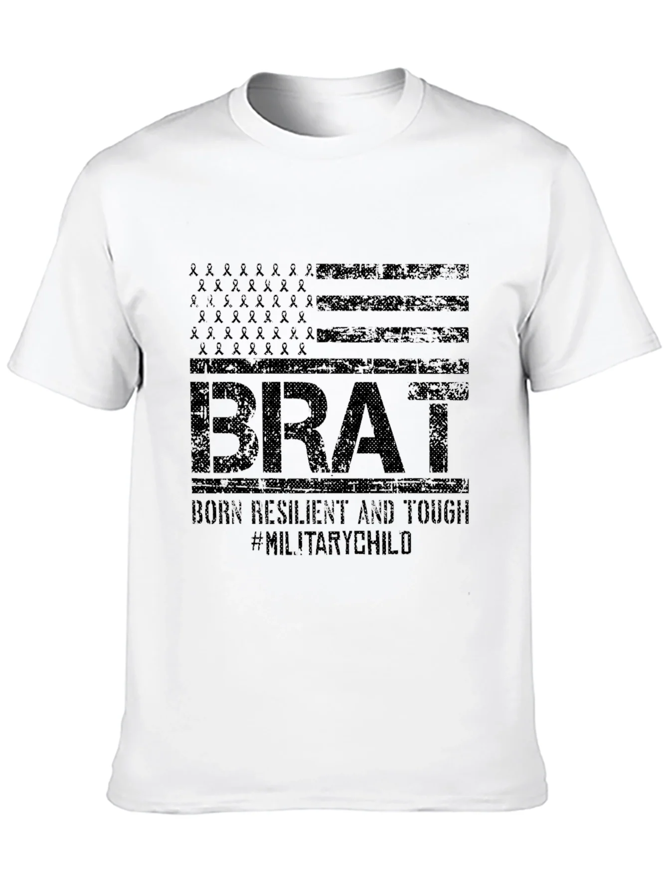 Military Brat T-Shirt - Born Resilient & Tough