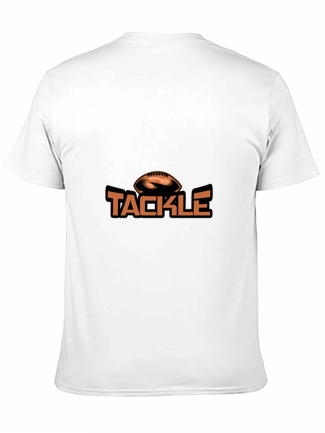 Tackle Football Graphic Tee - Black Cotton Blend
