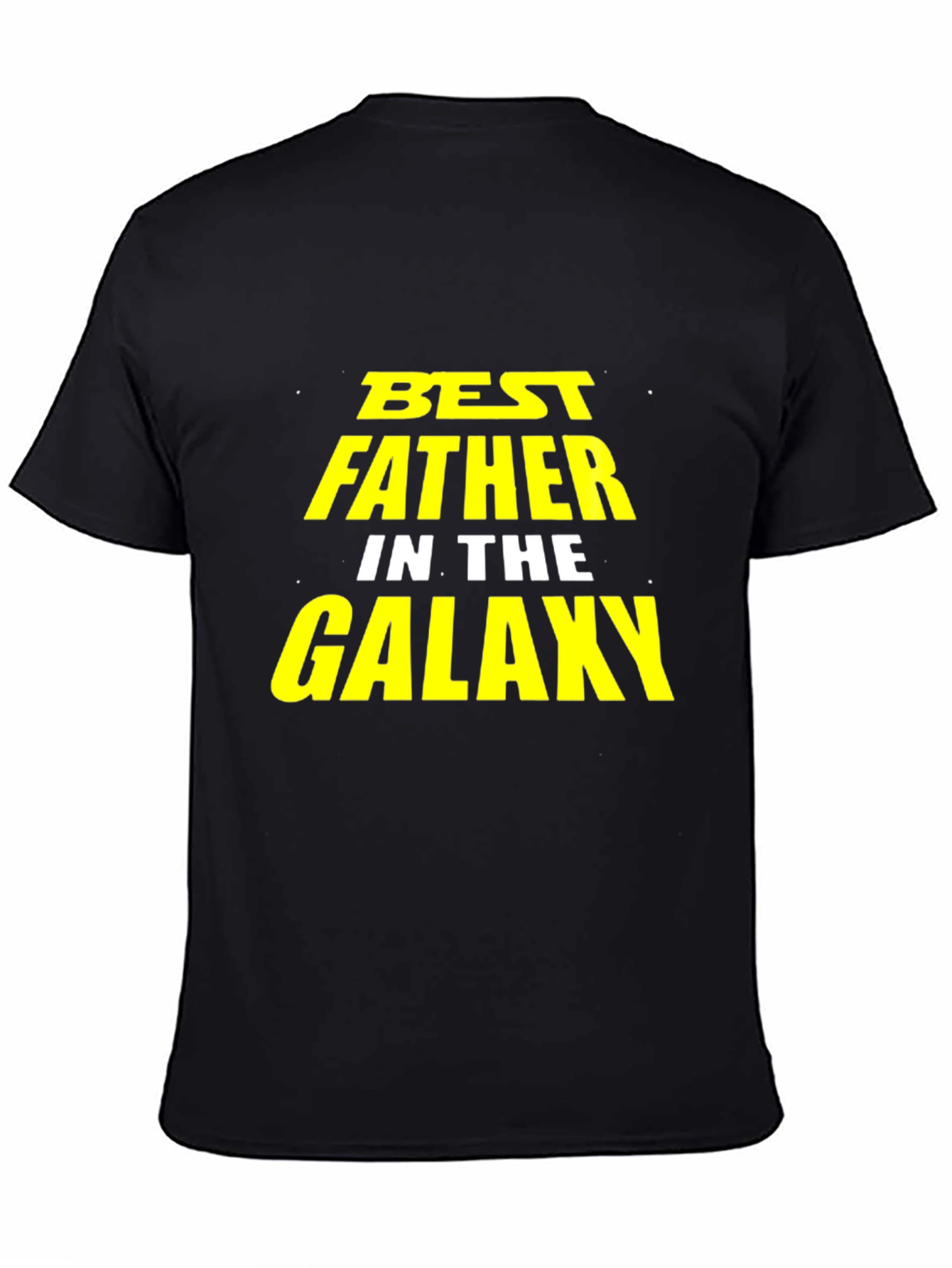 Best Father in the Galaxy T-Shirt - Black