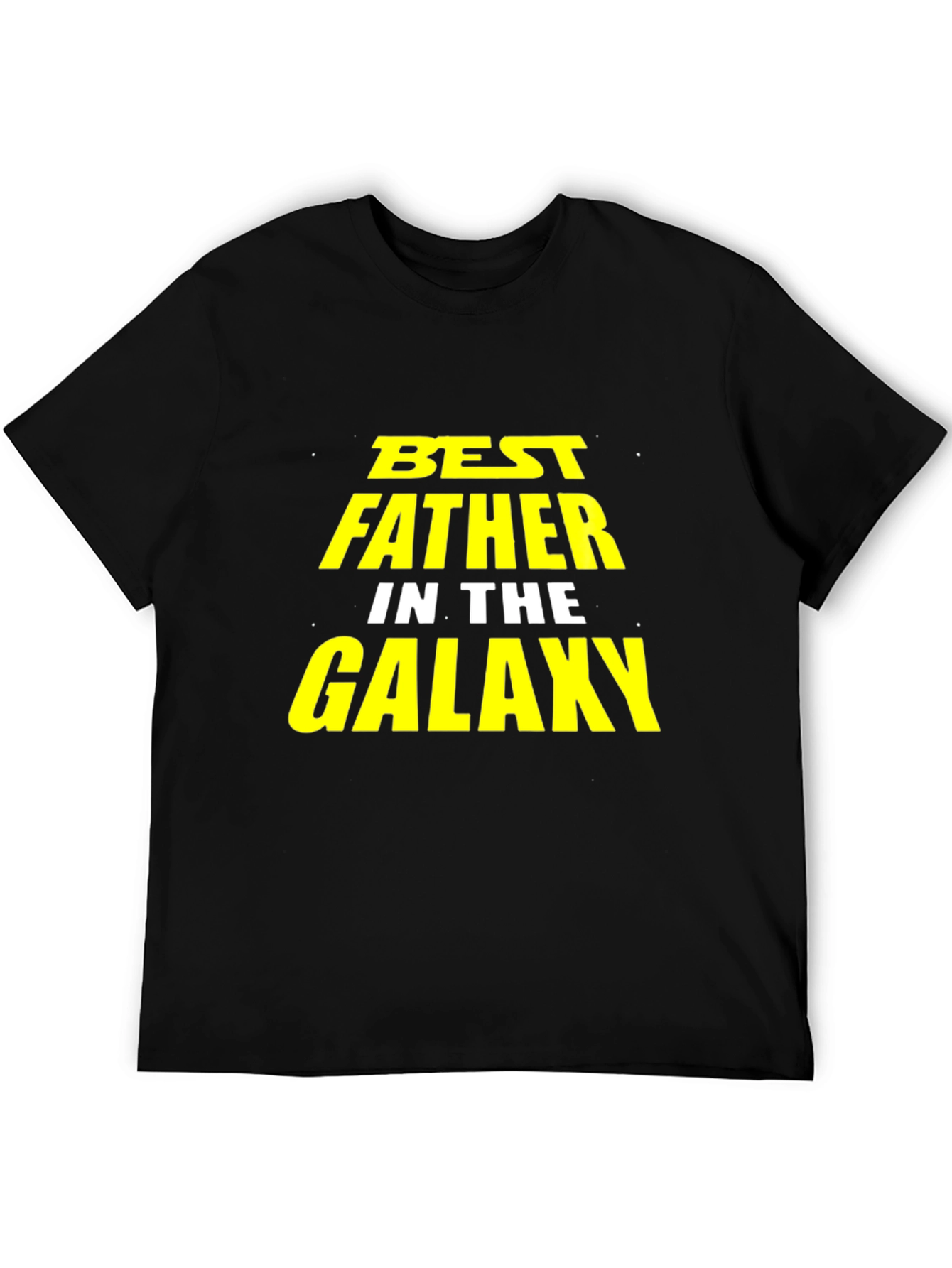 Best Father in the Galaxy T-Shirt - Black