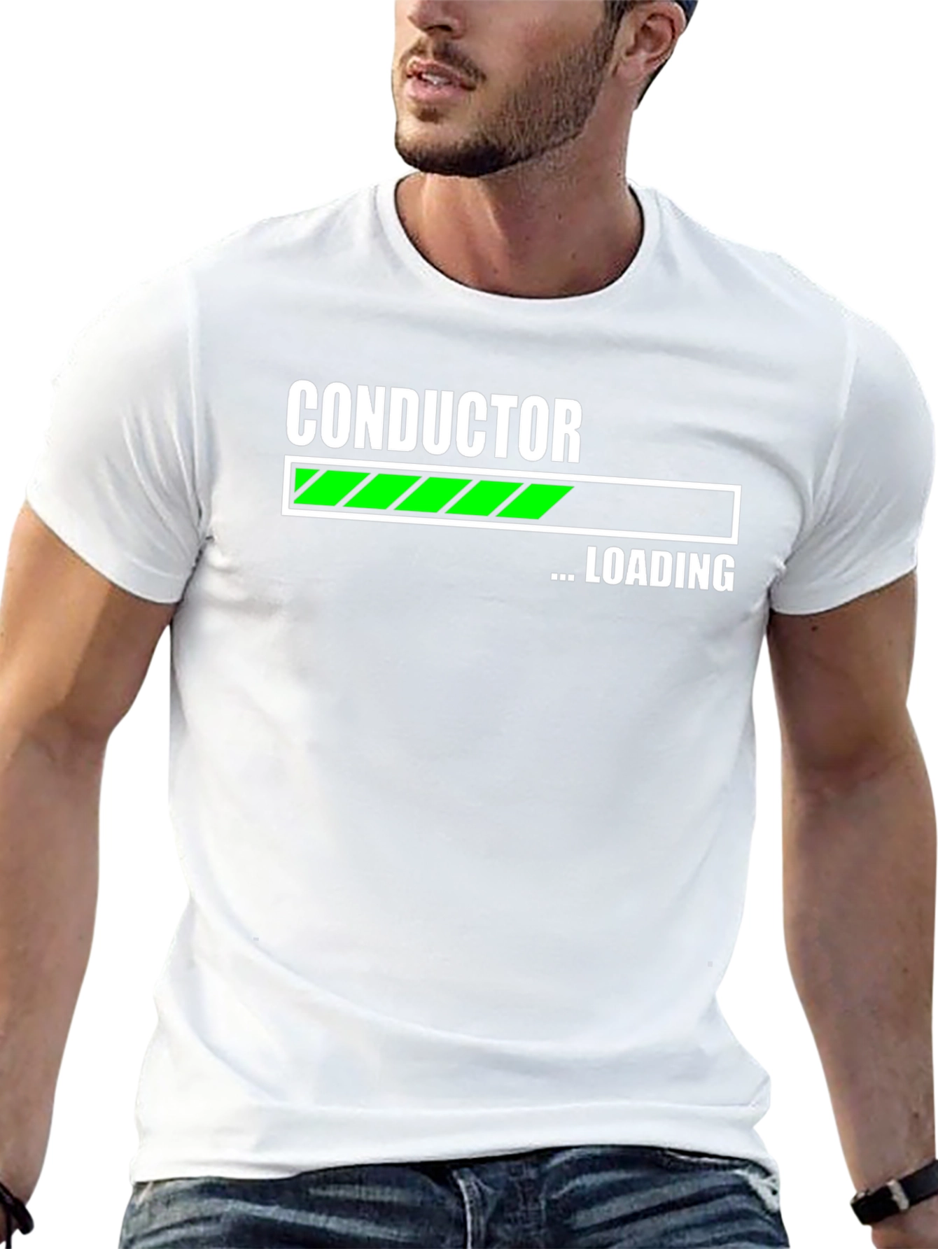 Conductor Loading T-Shirt - Train Enthusiast Apparel