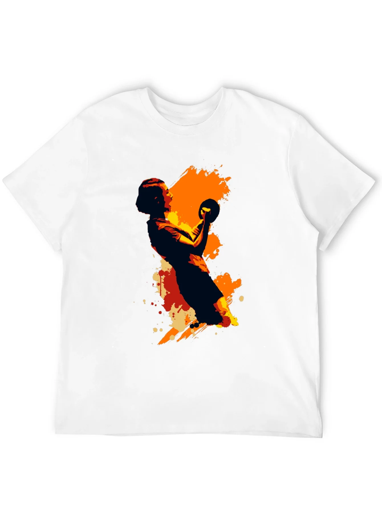 Handball Graphic Tee - Black Unisex T-Shirt