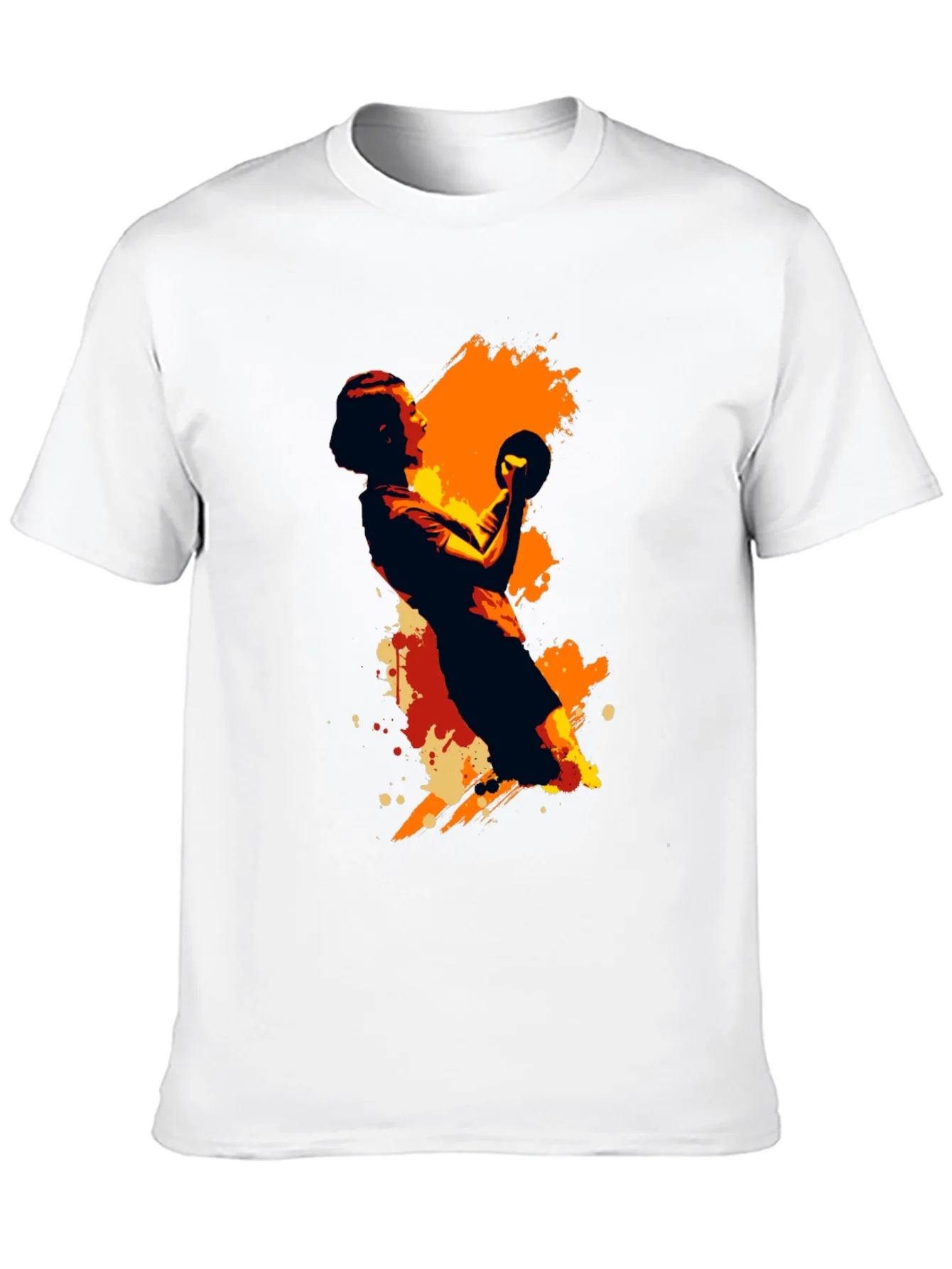 Handball Graphic Tee - Black Unisex T-Shirt
