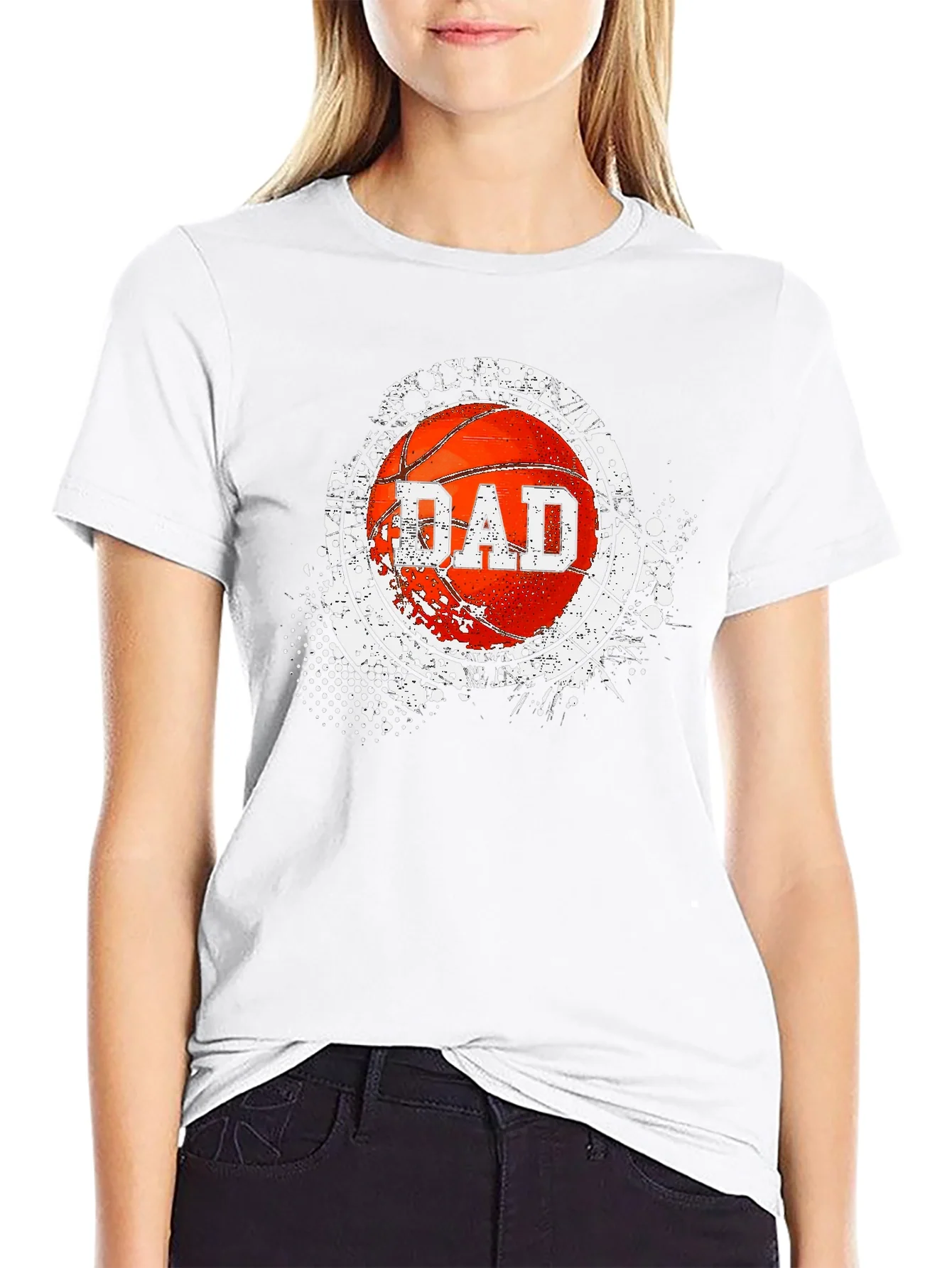 Dad Basketball Graphic T-Shirt
