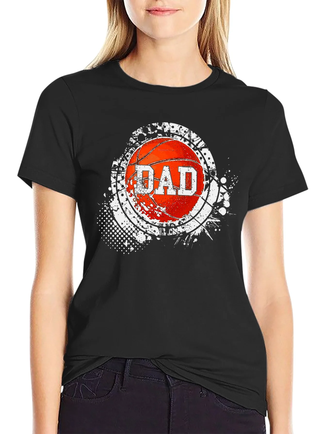 Dad Basketball Graphic T-Shirt