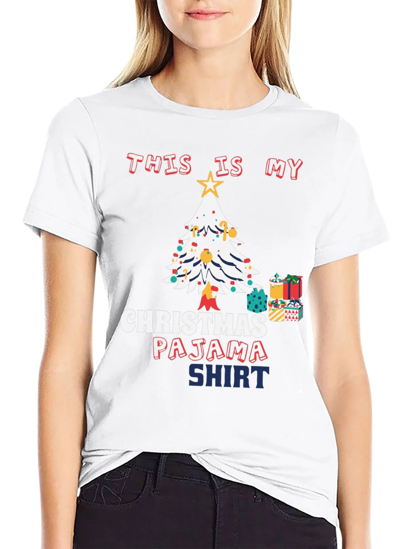 Christmas Pajama Shirt - Holiday Tee