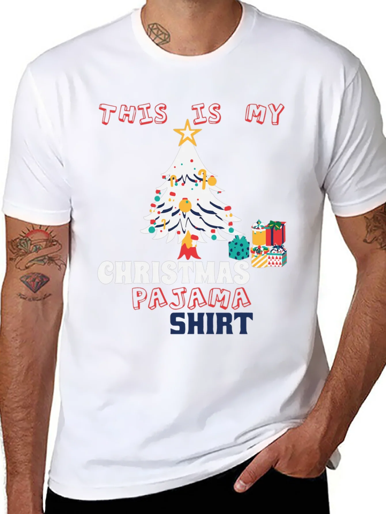 Christmas Pajama Shirt - Holiday Tee