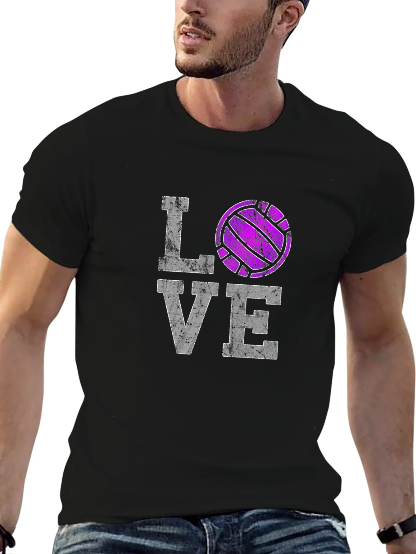 LOVE Volleyball Graphic T-Shirt
